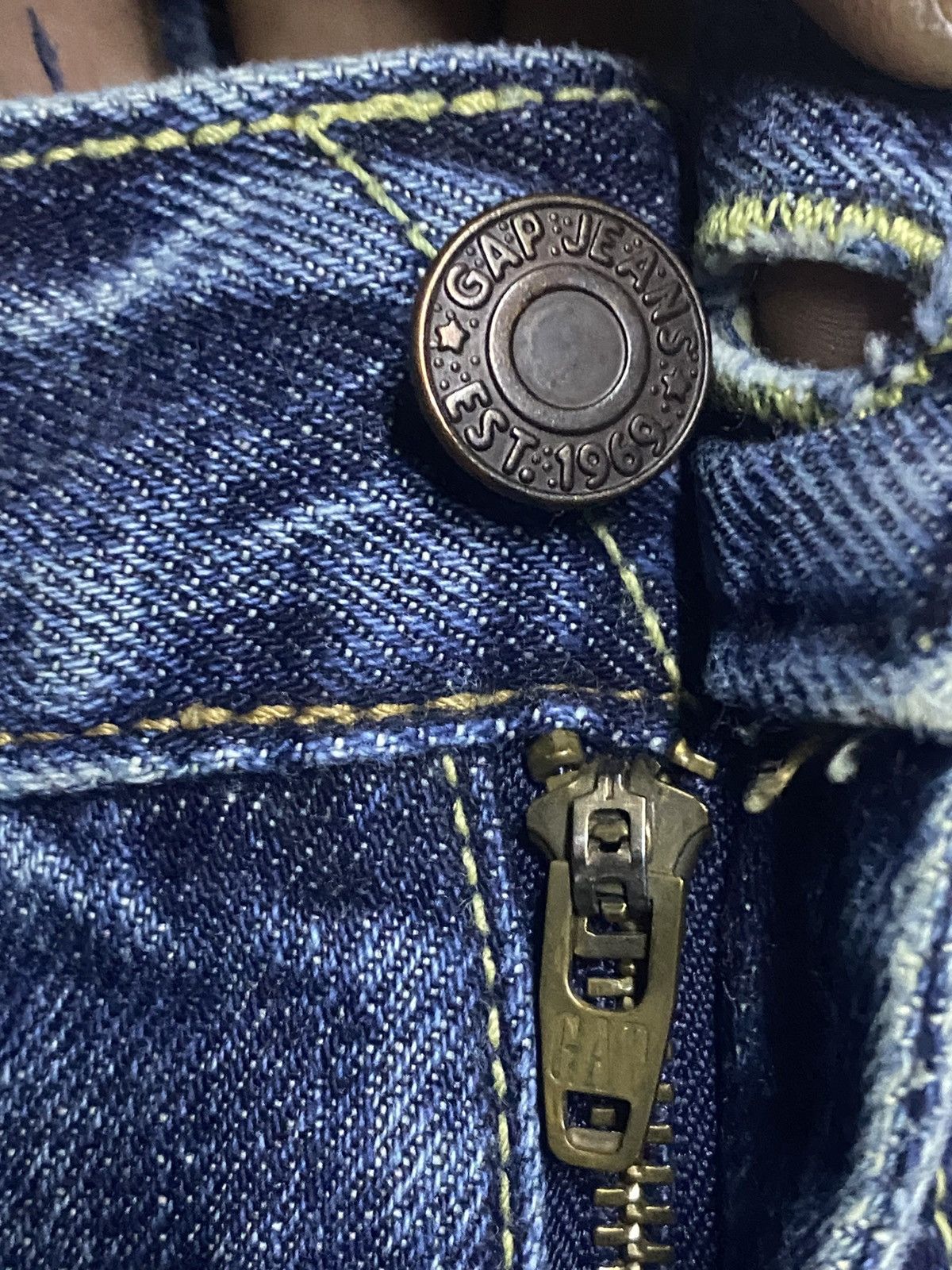Dapper Dan × Gap Vintage Gap Denim Faded Wash Flare Bootcut Jeans Size US 34 / EU 50 - 12 Thumbnail