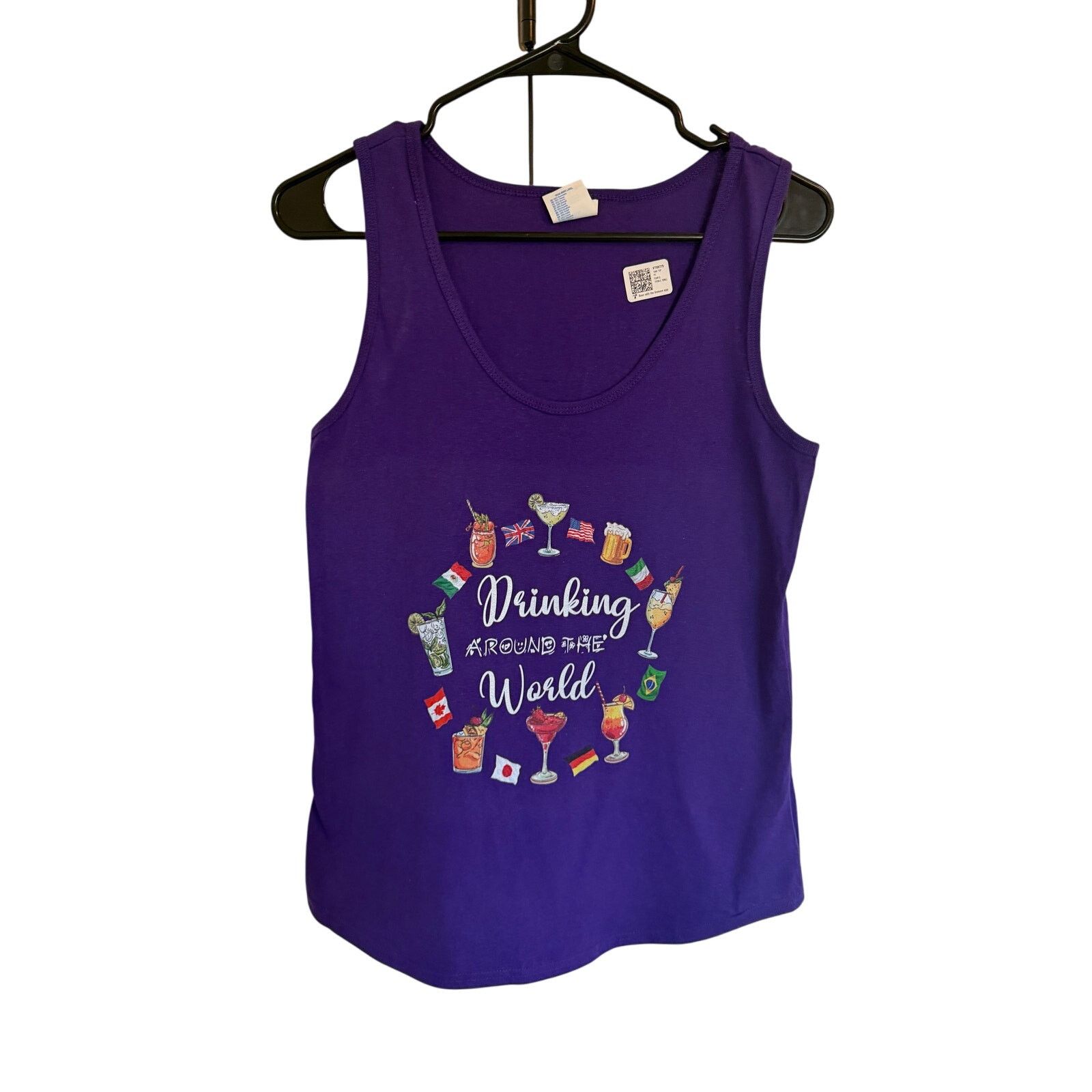 Other Port & Company Drinking Around the World Crew Neck Tank Top Size S / US 4 / IT 40 - 5 Thumbnail