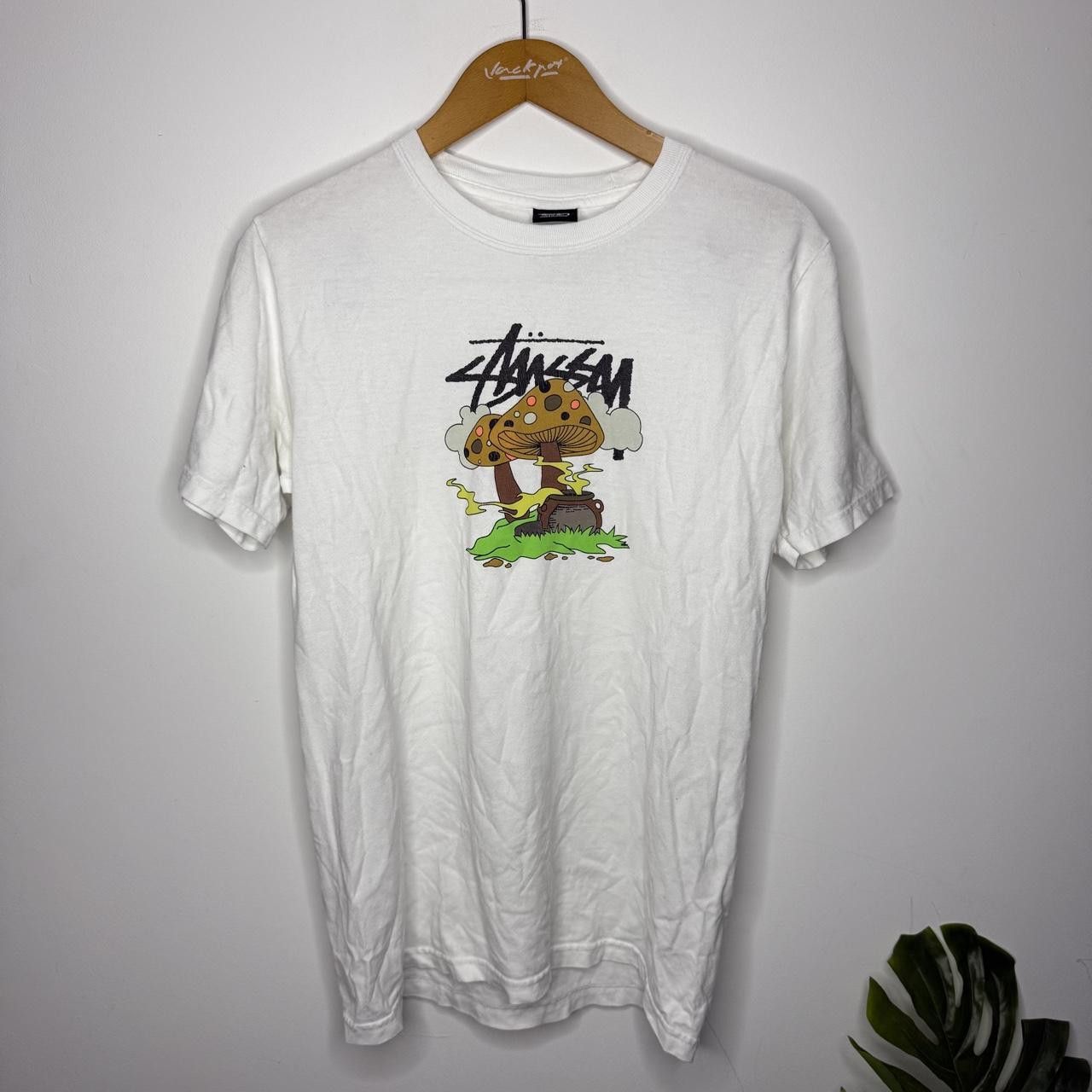 Streetwear × Stussy × Vintage 00s Vintage Stussy Karl Marx White T