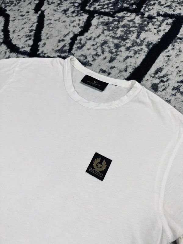 Belstaff Belstaff T-shirt white logo M Size US M / EU 48-50 / 2 - 3 Thumbnail
