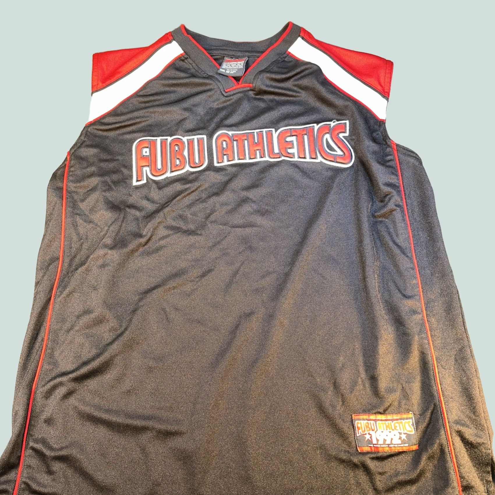 Vintage VINTAGE Fubo Jersey Red Black XXL 90s Men Sports Activewear Adults Size US XXL / EU 58 / 5 - 1 Thumbnail