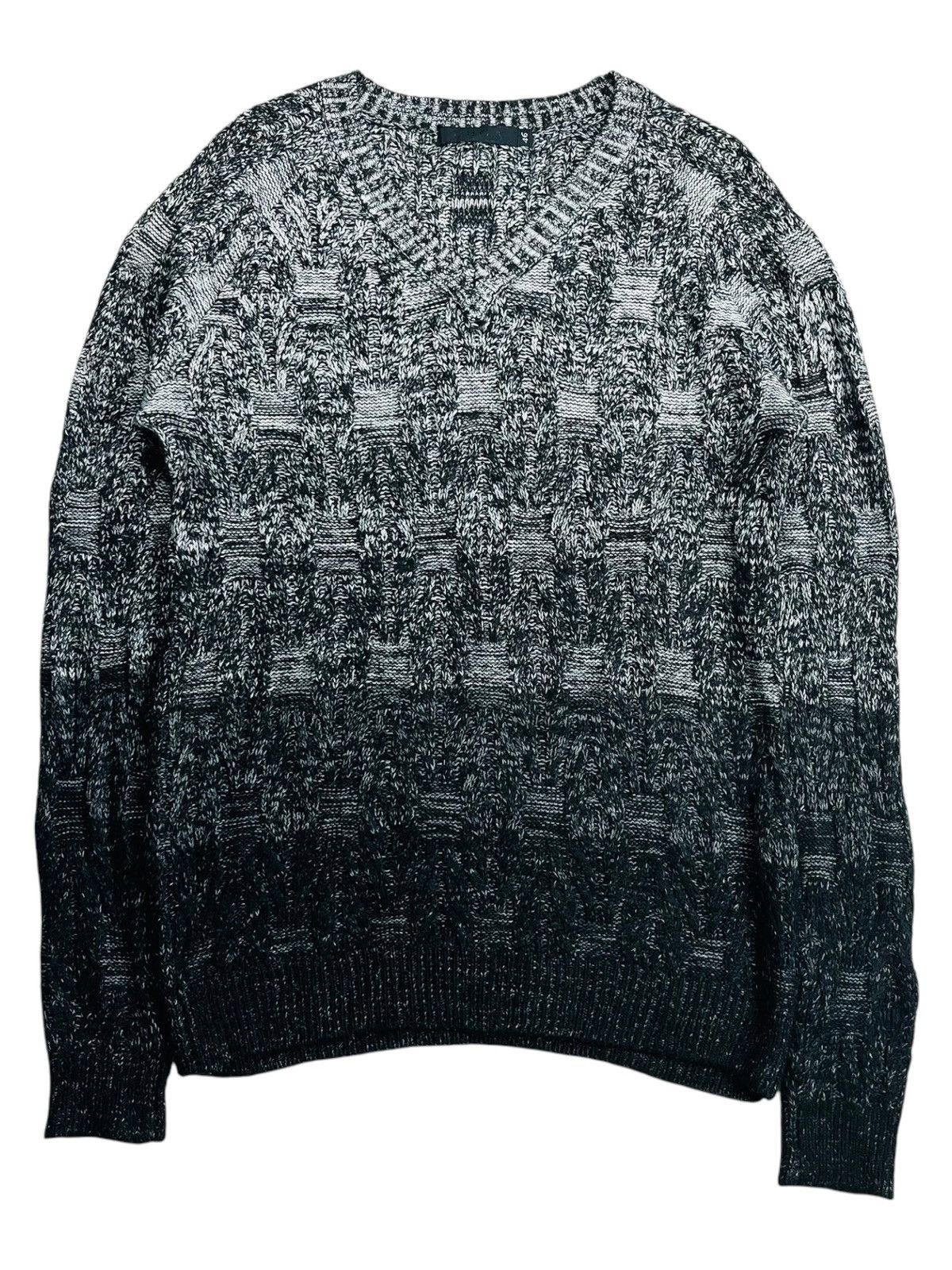 BUFFALO BOBS 2000s Fuga - Ombre Gradient Knitted Sweater Size US M / EU 48-50 / 2 - 1 Thumbnail