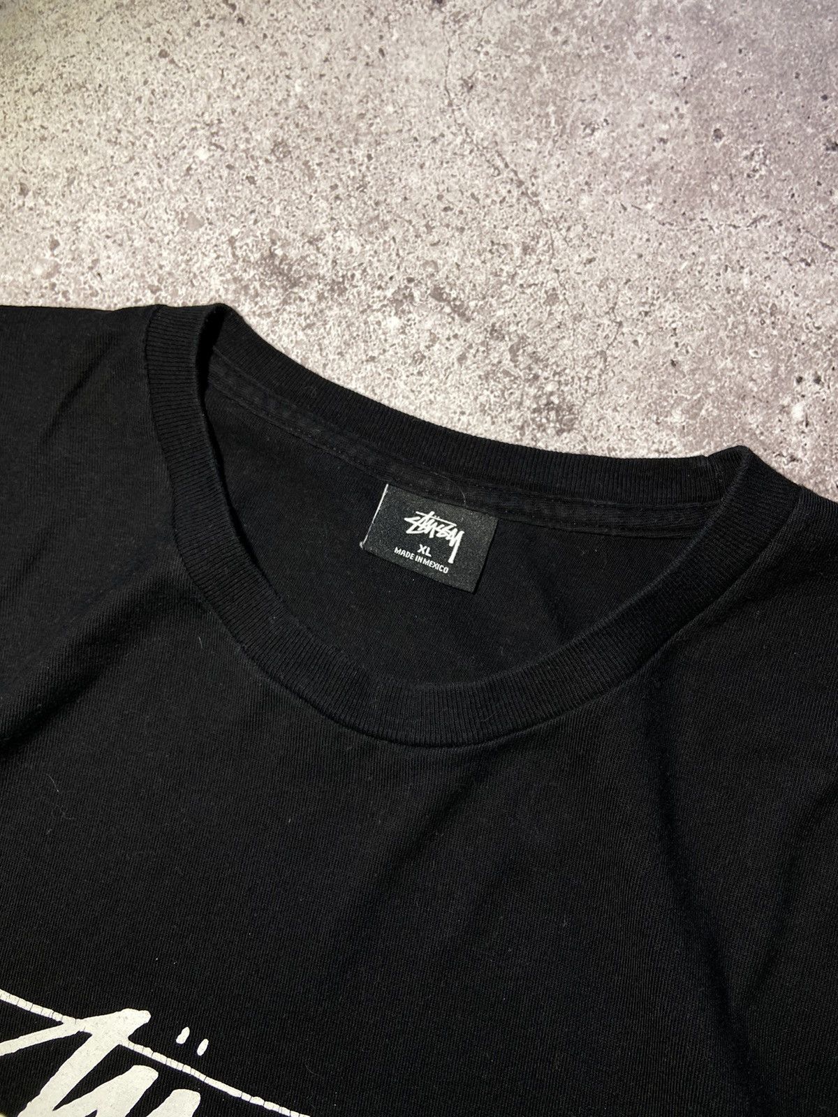 Stussy × Vintage 💥Stussy vintage big logo black light sweatshirt‼️ Size US XL / EU 56 / 4 - 7 Thumbnail