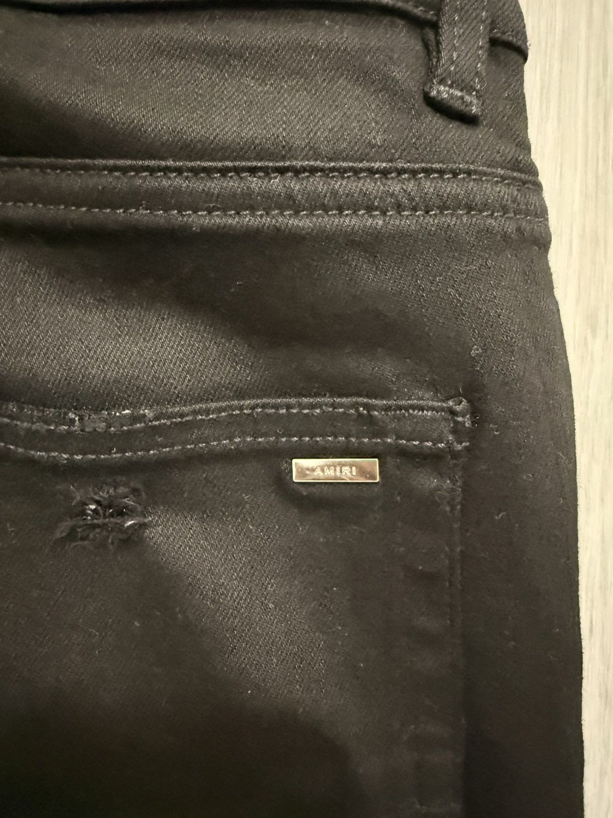 Amiri Amiri black denim jeans Size 34 Authentic Size US 34 / EU 50 - 9 Thumbnail