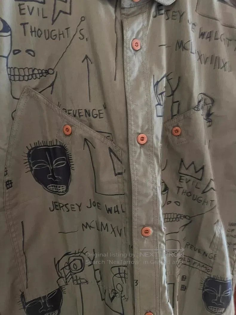 Junya Watanabe Basquiat Graffiti Shirt.