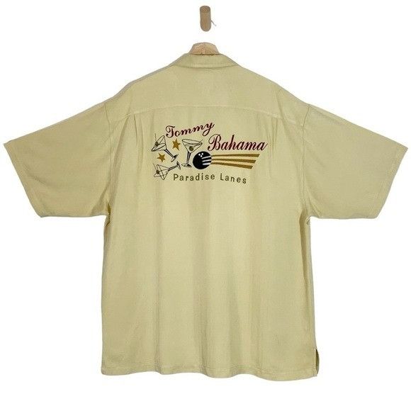 Tommy Bahama Tommy Bahama Silk Button Down Shirt Size Large Size US L / EU 52-54 / 3 - 1 Thumbnail