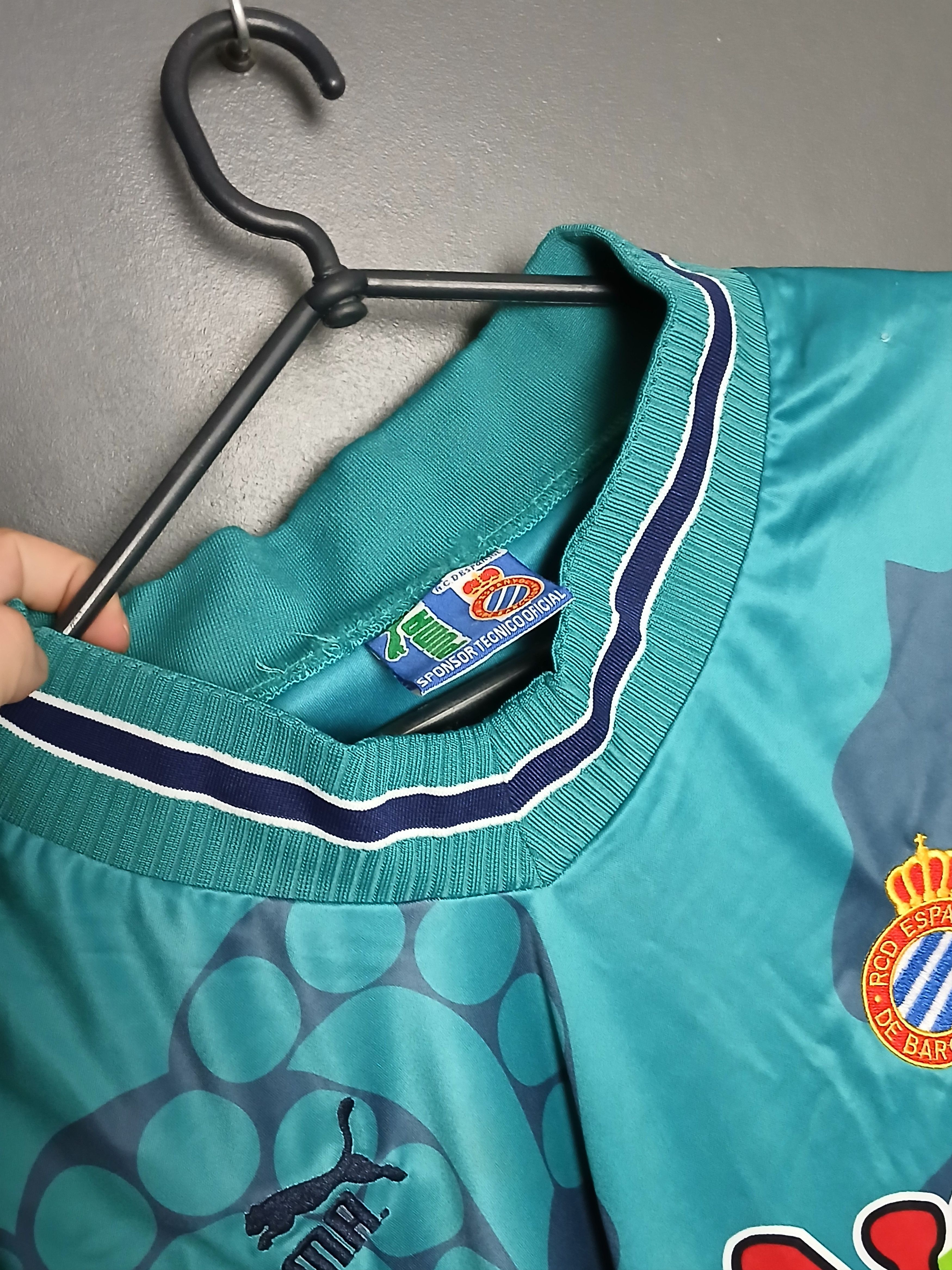 Other Espanyol 96/97 Away Football Jersey T-Shirt Size US M / EU 48-50 / 2 - 13 Thumbnail