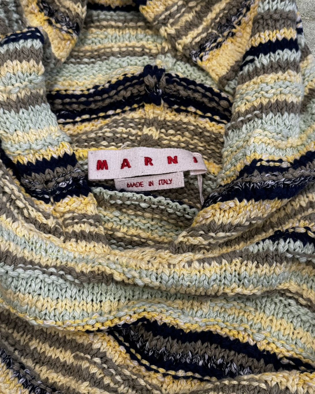 Marni striped hooded sweater Size US L / EU 52-54 / 3 - 3 Thumbnail