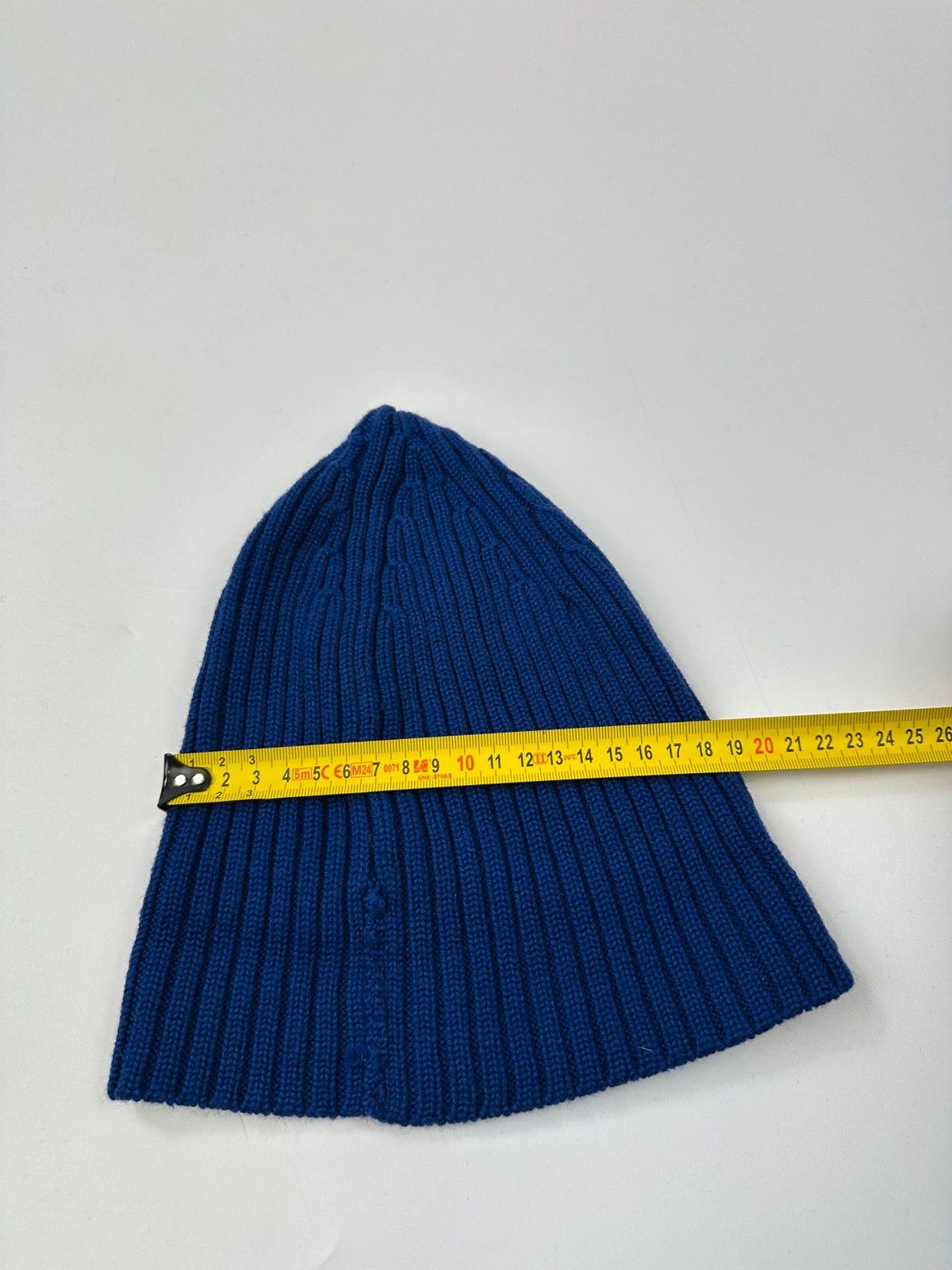 Prada Prada Sport 00s Electric Blue Ribbed Wool Beanie Size ONE SIZE - 8 Thumbnail