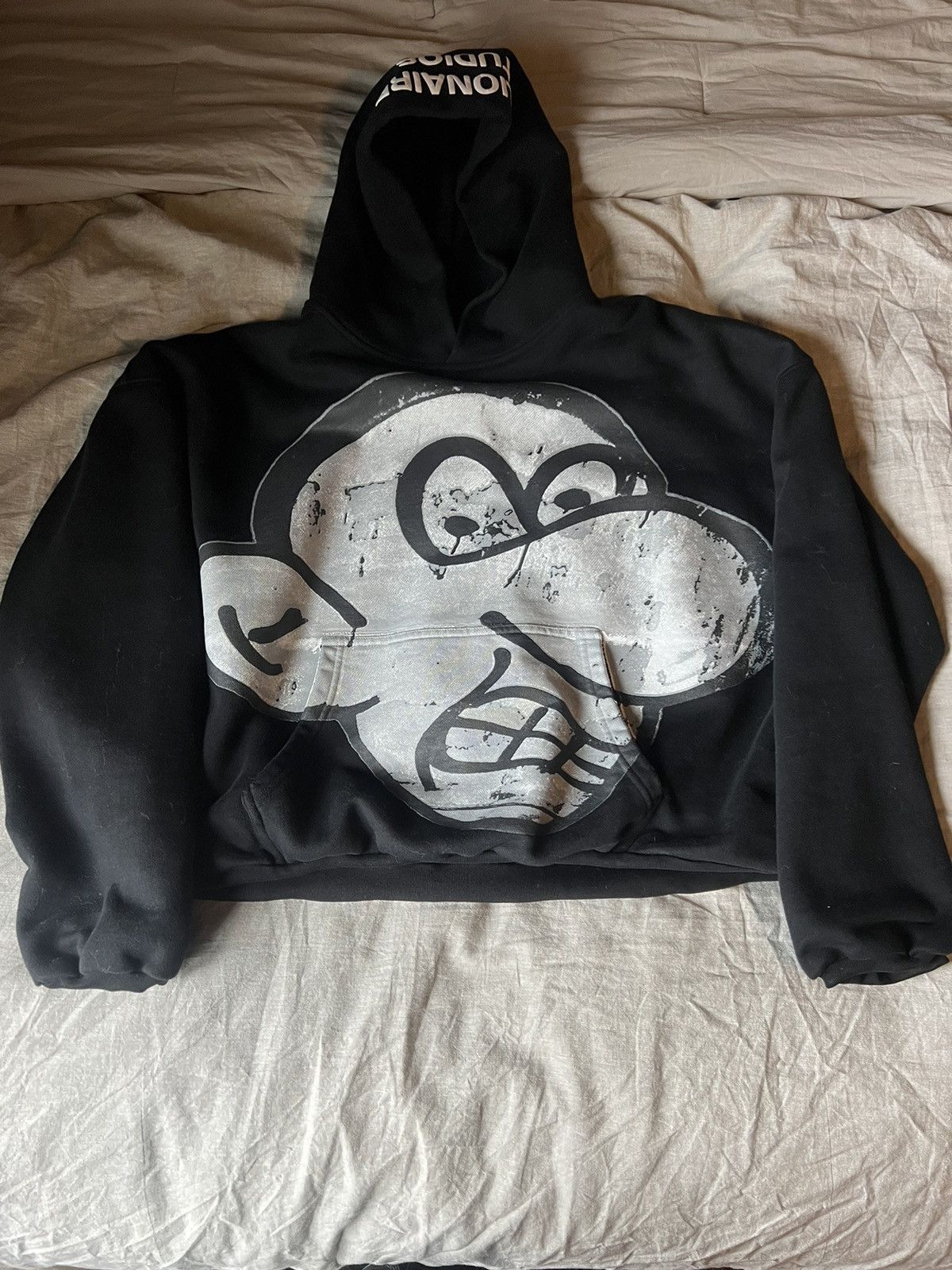 image of Billionaire Studios Hoodie in Black, Men's (Size Medium)