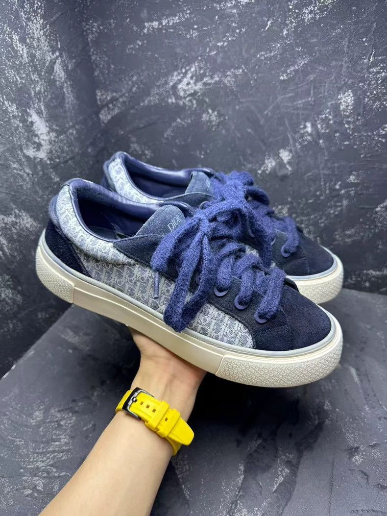 Christian Dior エスパドリーユ ネイビー/ホワイト Dior by Jonathan Anderson Now exclusively available in store