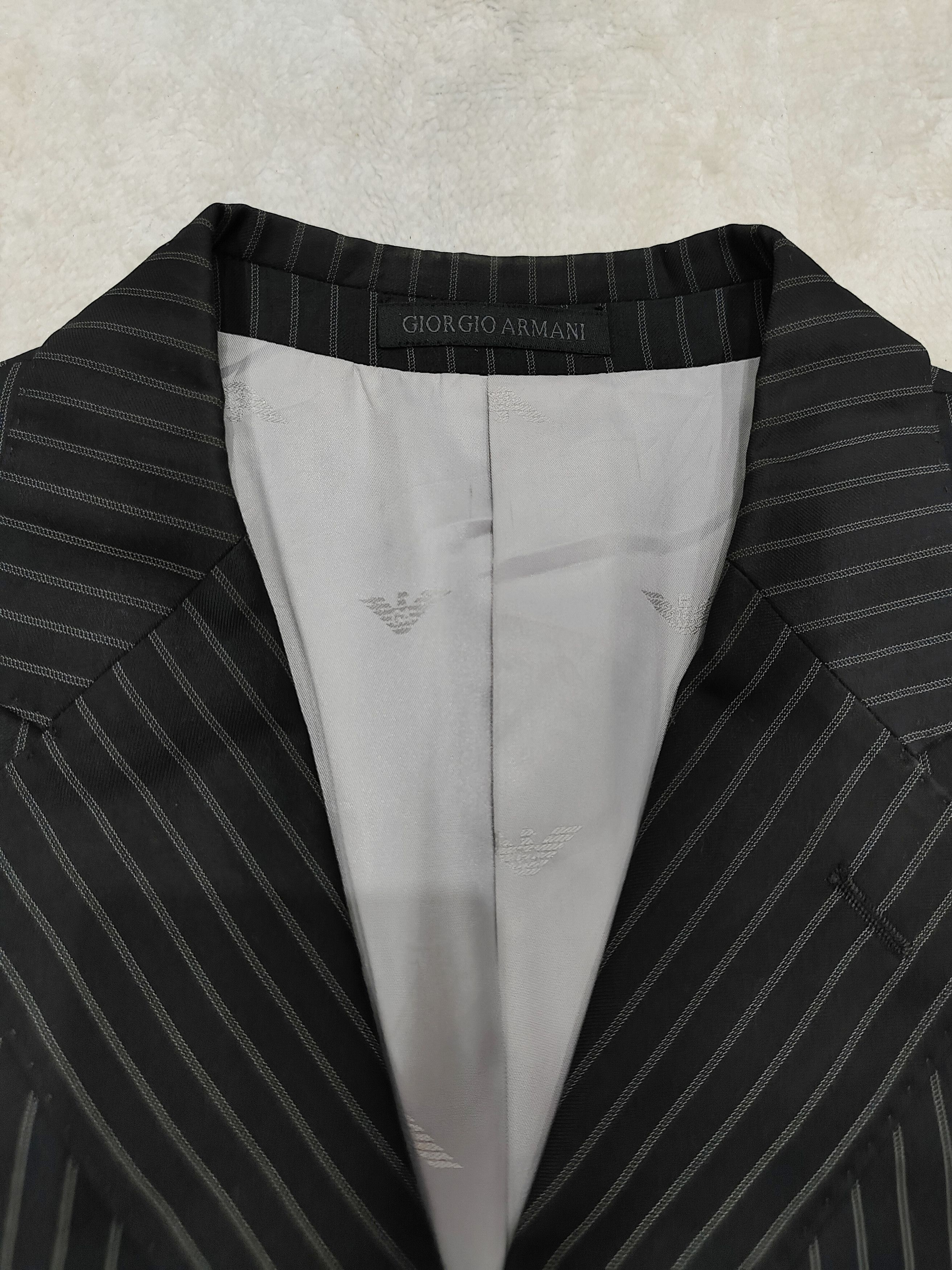 Giorgio Armani 90s Giorgio Armani Le Collezioni Pinstripe Archive Tailoring Size US M / EU 48-50 / 2 - 5 Thumbnail