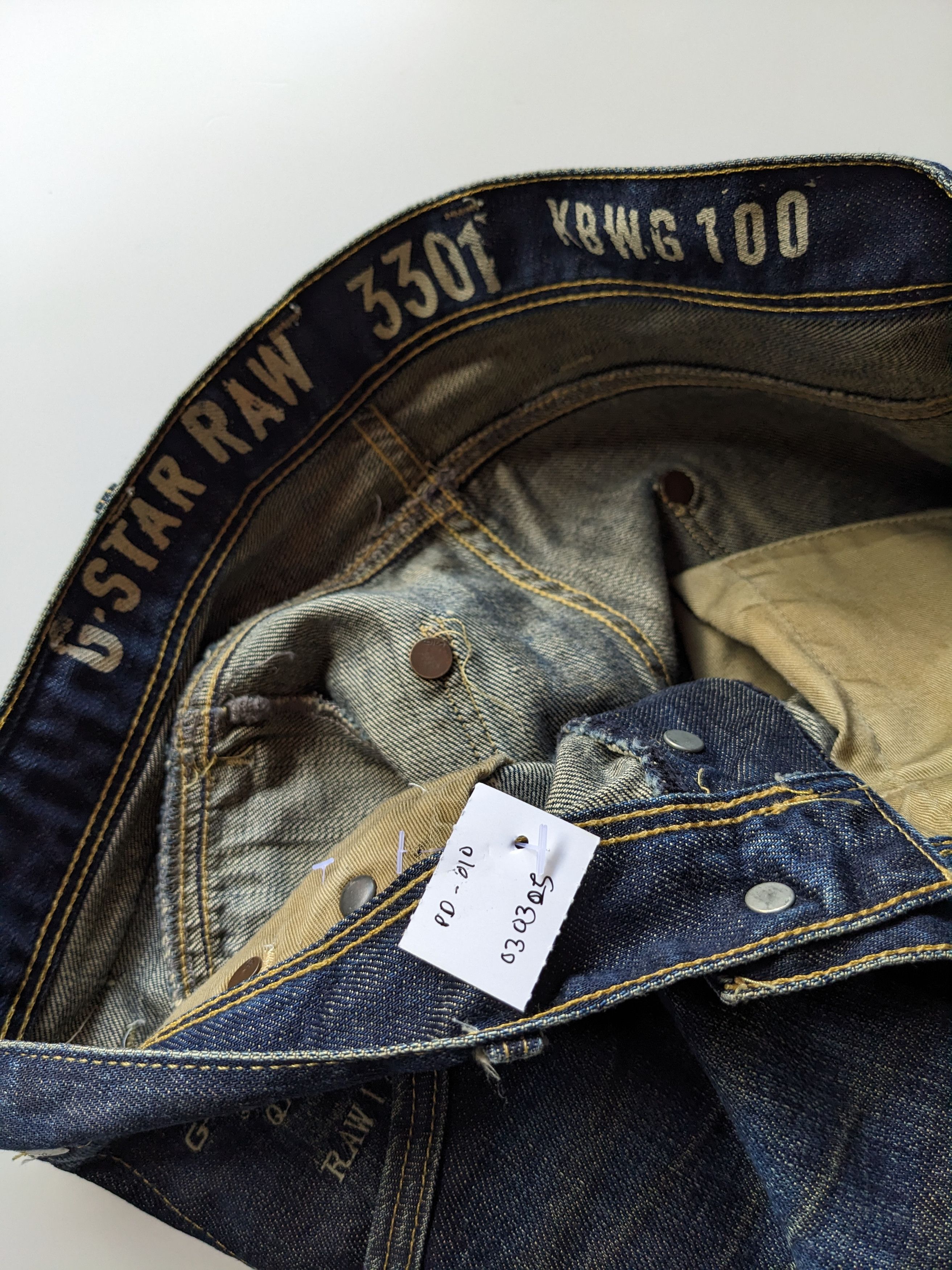 G-Star × Indigo × Jean G-Star Raw 3301 indigo jeans Size US 31 - 10 Thumbnail