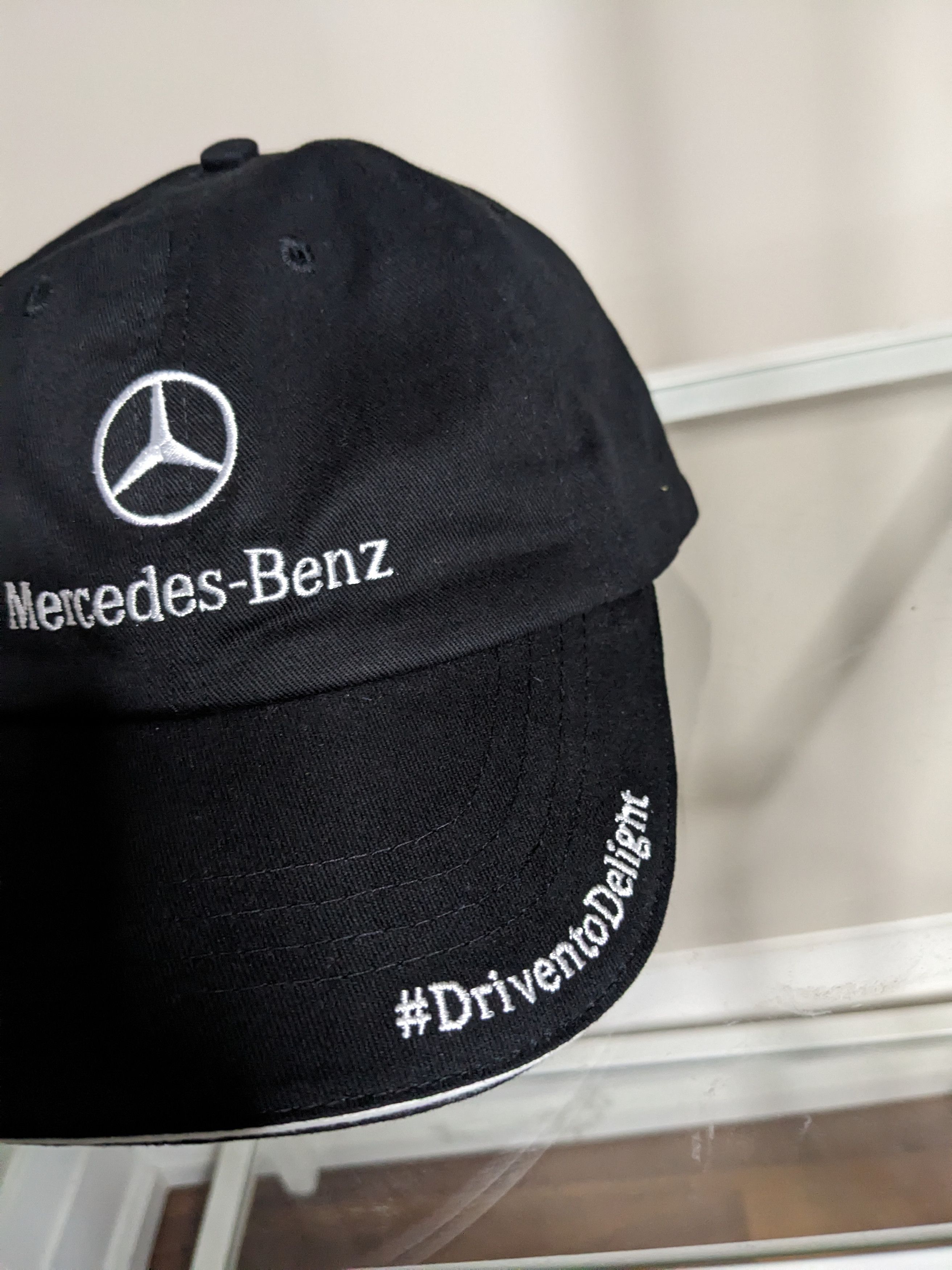 Mercedes-Benz Mercedes Benz Hat Black Emroidered Logo OS Baseball Cap Size ONE SIZE - 2 Thumbnail