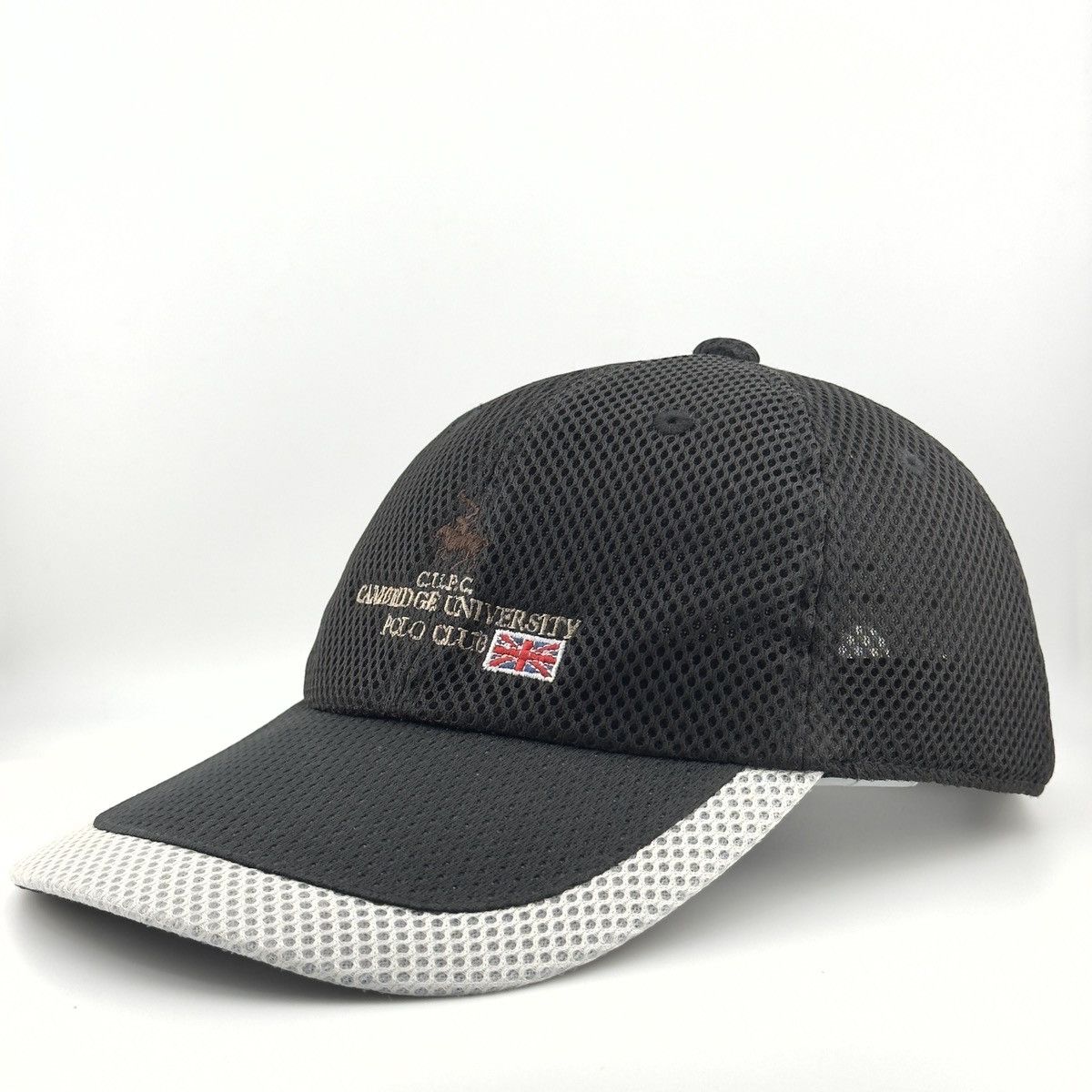 Beverly Hills Polo Club Vintage Cambridge University Polo Club Mesh Cap Black/Grey Size ONE SIZE - 2 Thumbnail