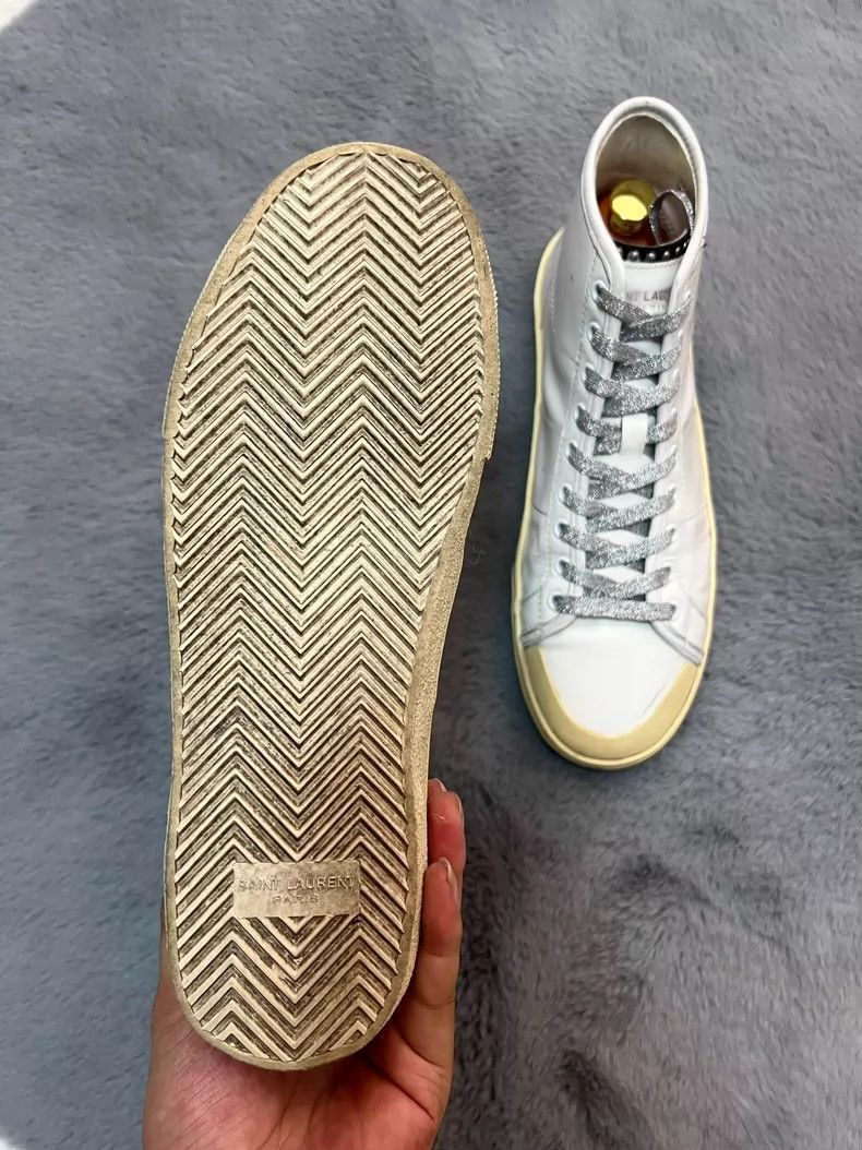 Saint Laurent Paris Saint Laurent Vintage High Top Sneakers-2507 Size US 9 / EU 42 - 4 Thumbnail