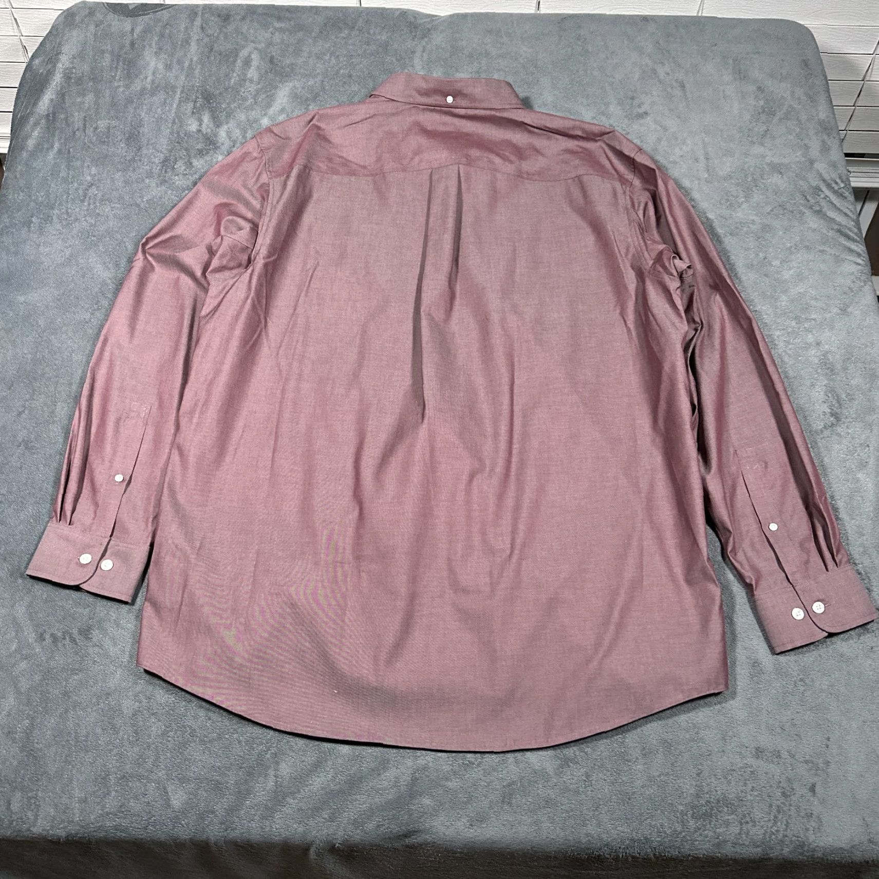 Vintage Duluth Shirt Mens XLT Burgund yWrinkle Resistant Relaxed Button-Down Collared Big & Tall Classic Outdoor Button-Up Size US XL / EU 56 / 4 - 7 Thumbnail