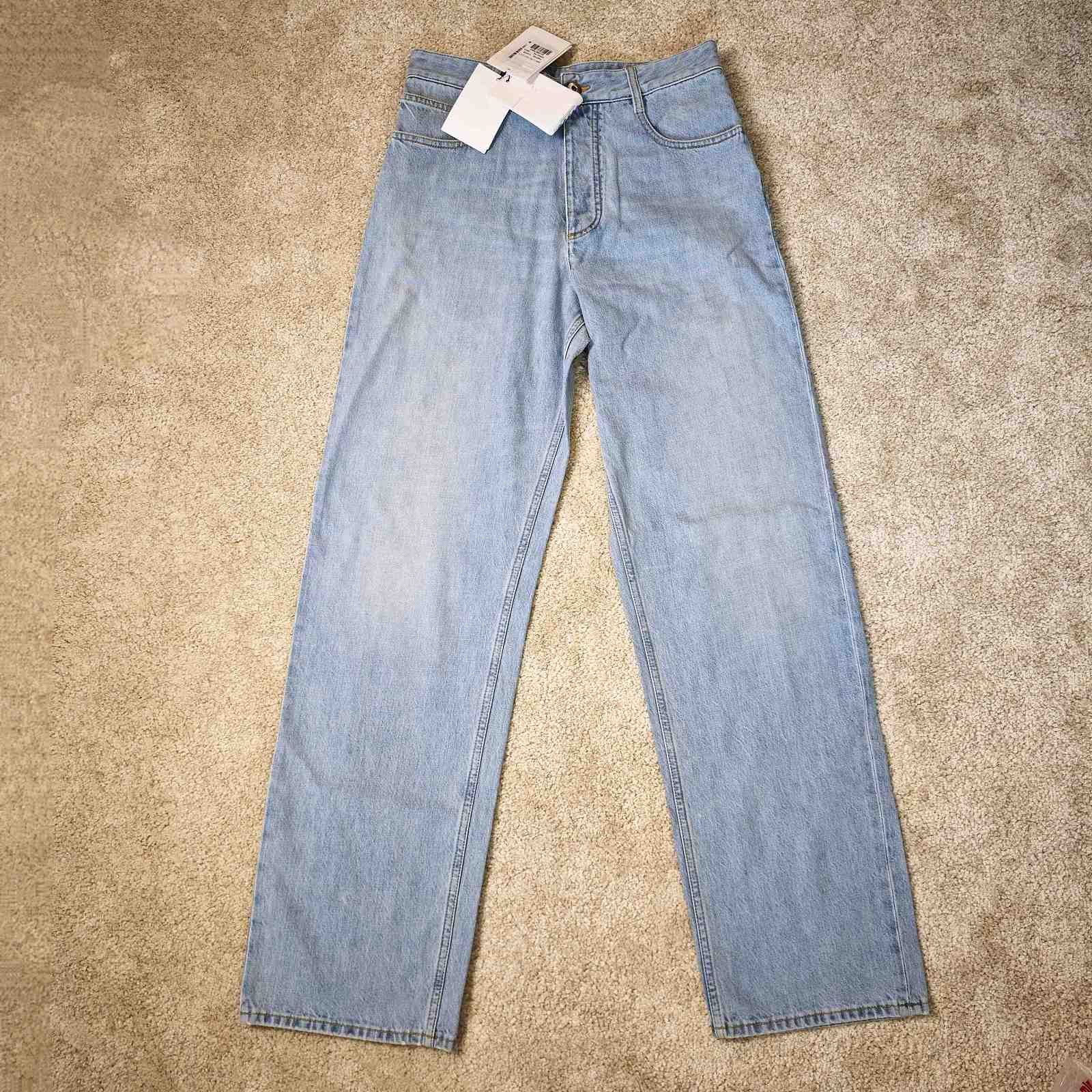 Bottega Veneta Bottega Veneta V-Stitched Wide Leg Jeans 36 Size 25" / US 0 / IT 36 - 1 Thumbnail