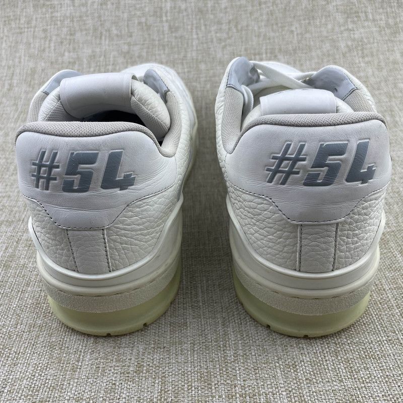 Louis Vuitton Louis Vuitton White Cement Low Top Sneakers - Size US 9.5 / EU 42-43 - 9 Thumbnail