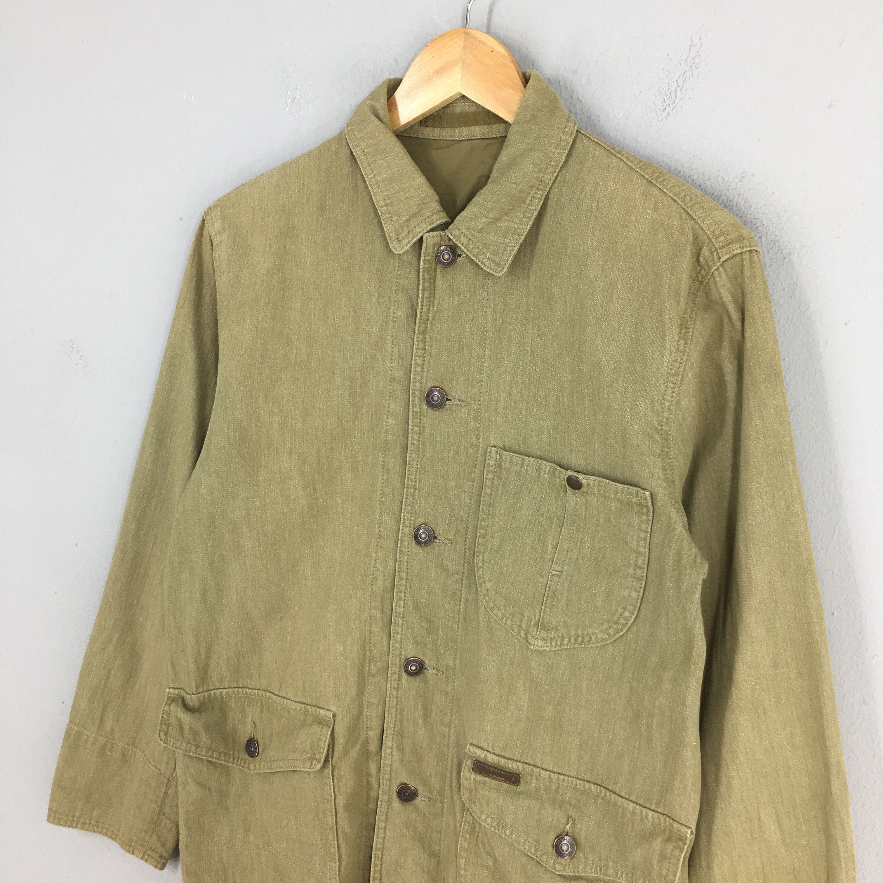 Vintage Vintage 90s Crocodile Workwear Denim Jacket Medium Size US M / EU 48-50 / 2 - 3 Thumbnail