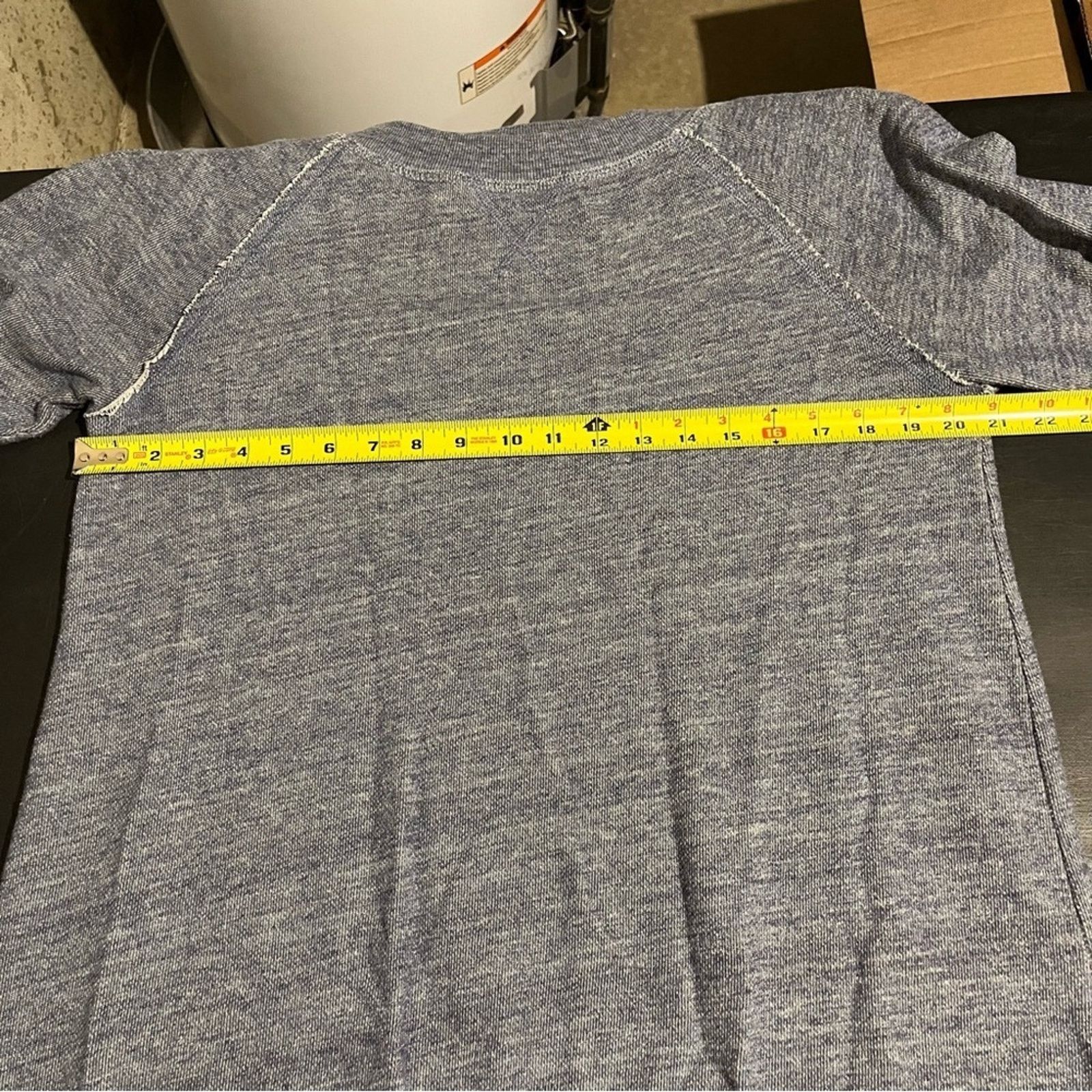 Other Caslon Size L Knit Blue Longline Raglan Tunic Sweatshirt Size L / US 10 / IT 46 - 7 Thumbnail