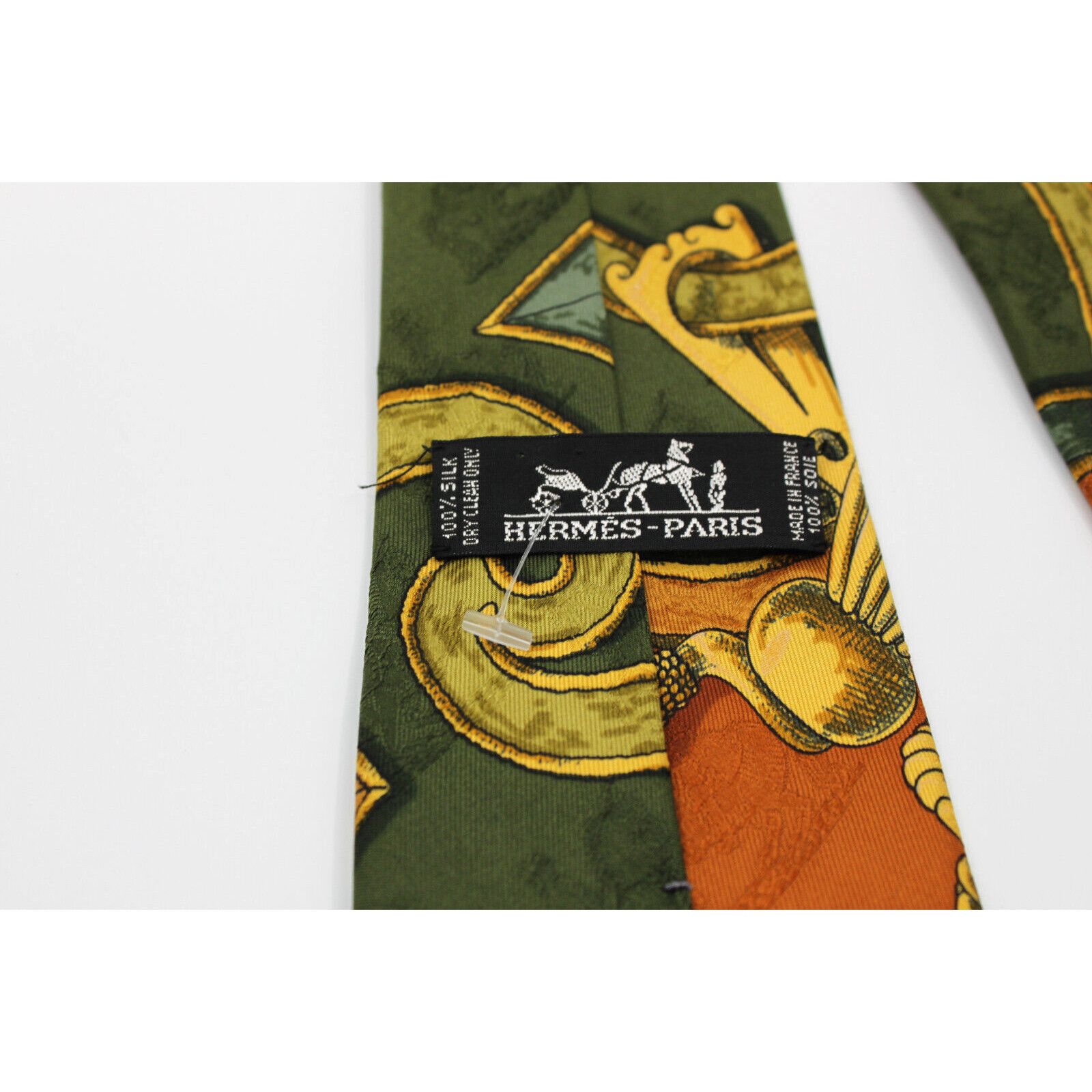 Hermes 1990s HERMÈS Instruction du Roy Jacquard Henri d' Origny Tie Size ONE SIZE - 4 Thumbnail