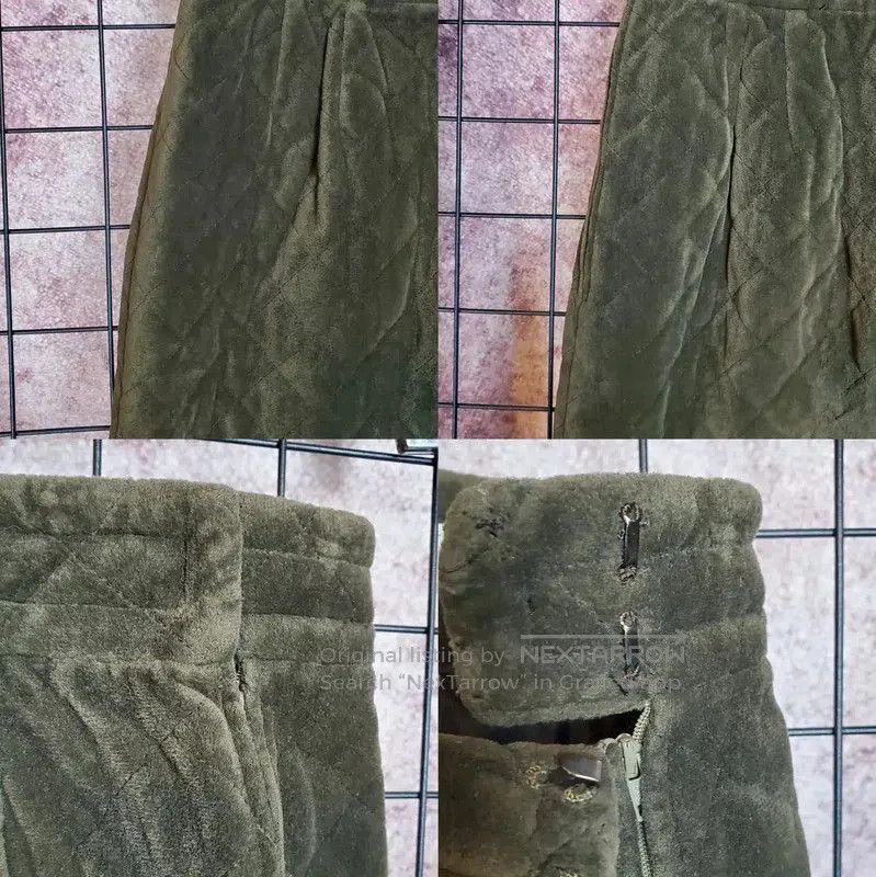 Givenchy Givenchy Green Plaid Midi Skirt for Women . Size 23" - 6 Thumbnail
