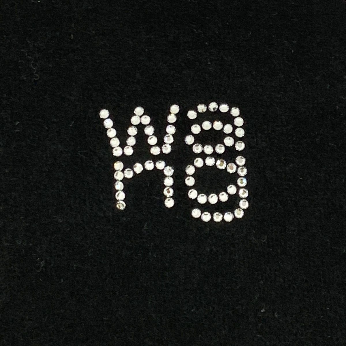 Alexander Wang Alexander Wang Logo Rhinestone Short Sleeve T-shirt K26WX Size XS / US 0-2 / IT 36-38 - 6 Thumbnail