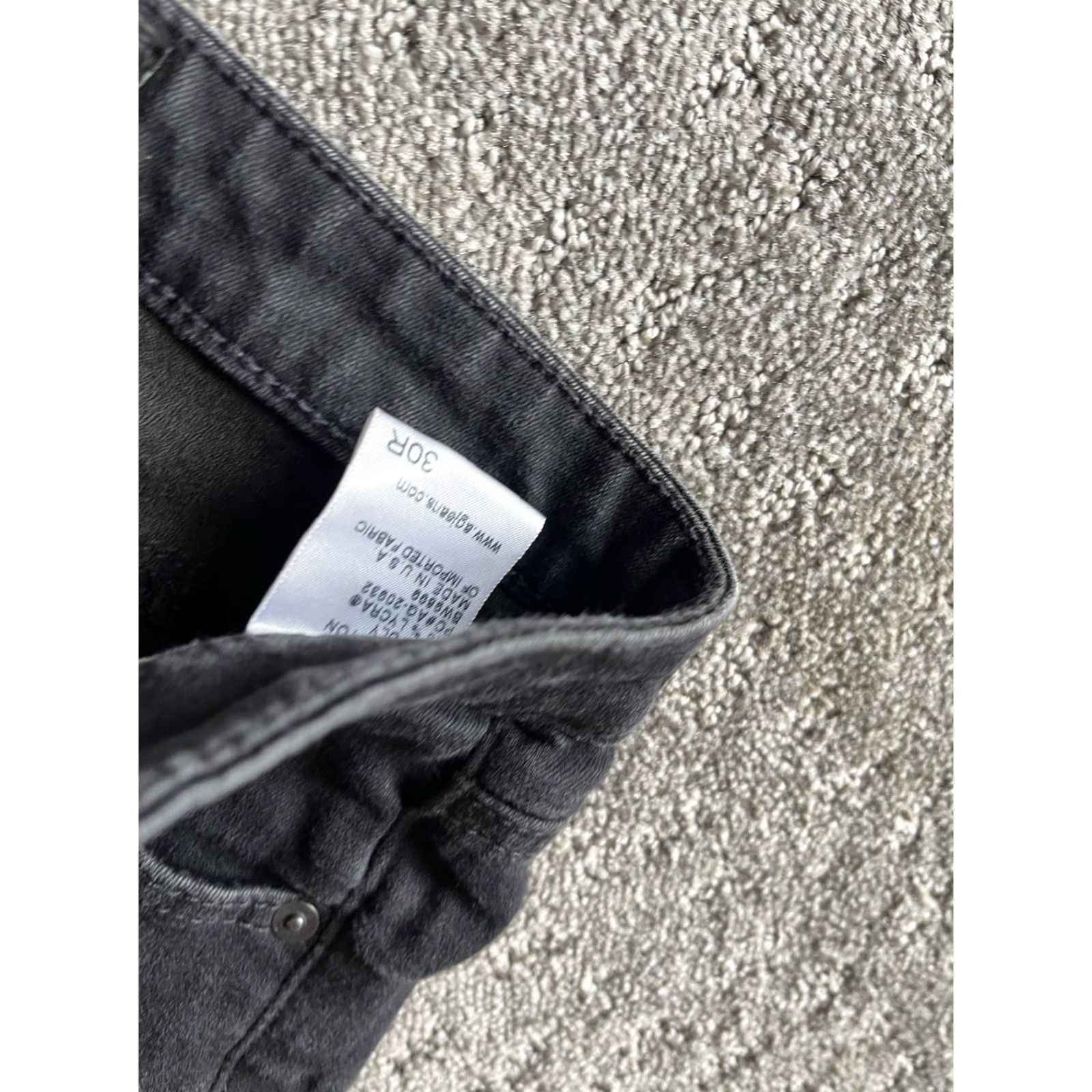 Vintage AG Adriano Goldschmied Jeans Womens 30R Black The Middi Mid Rise Legging Stretch Size 30" / US 8 / IT 44 - 6 Thumbnail