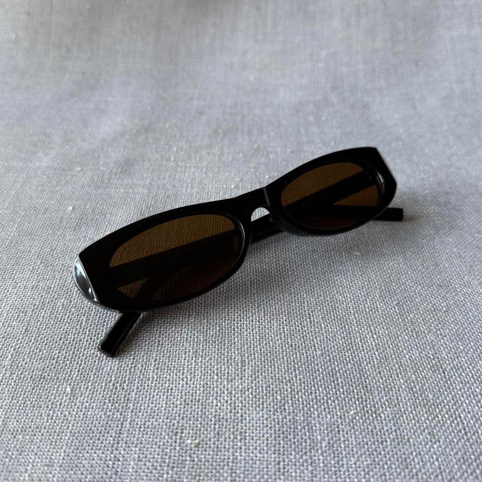 Other Skinny thin black frame sunglasses MENS Size ONE SIZE - 2 Thumbnail