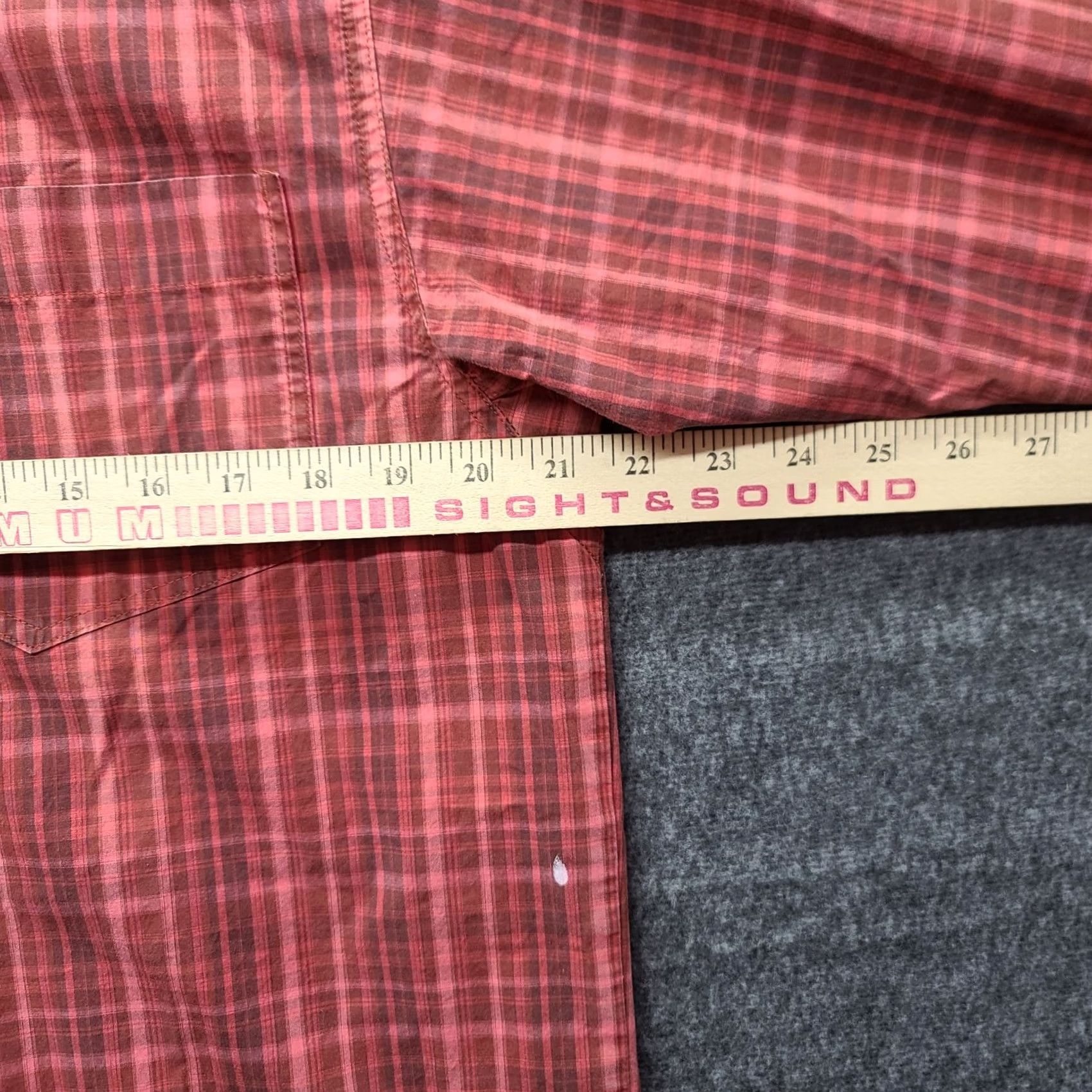 Ariat Ariat Pro Series Shirt Mens S Red Long Sleeve Button Down Collared Cowboy Western Plaid Size US S / EU 44-46 / 1 - 5 Thumbnail