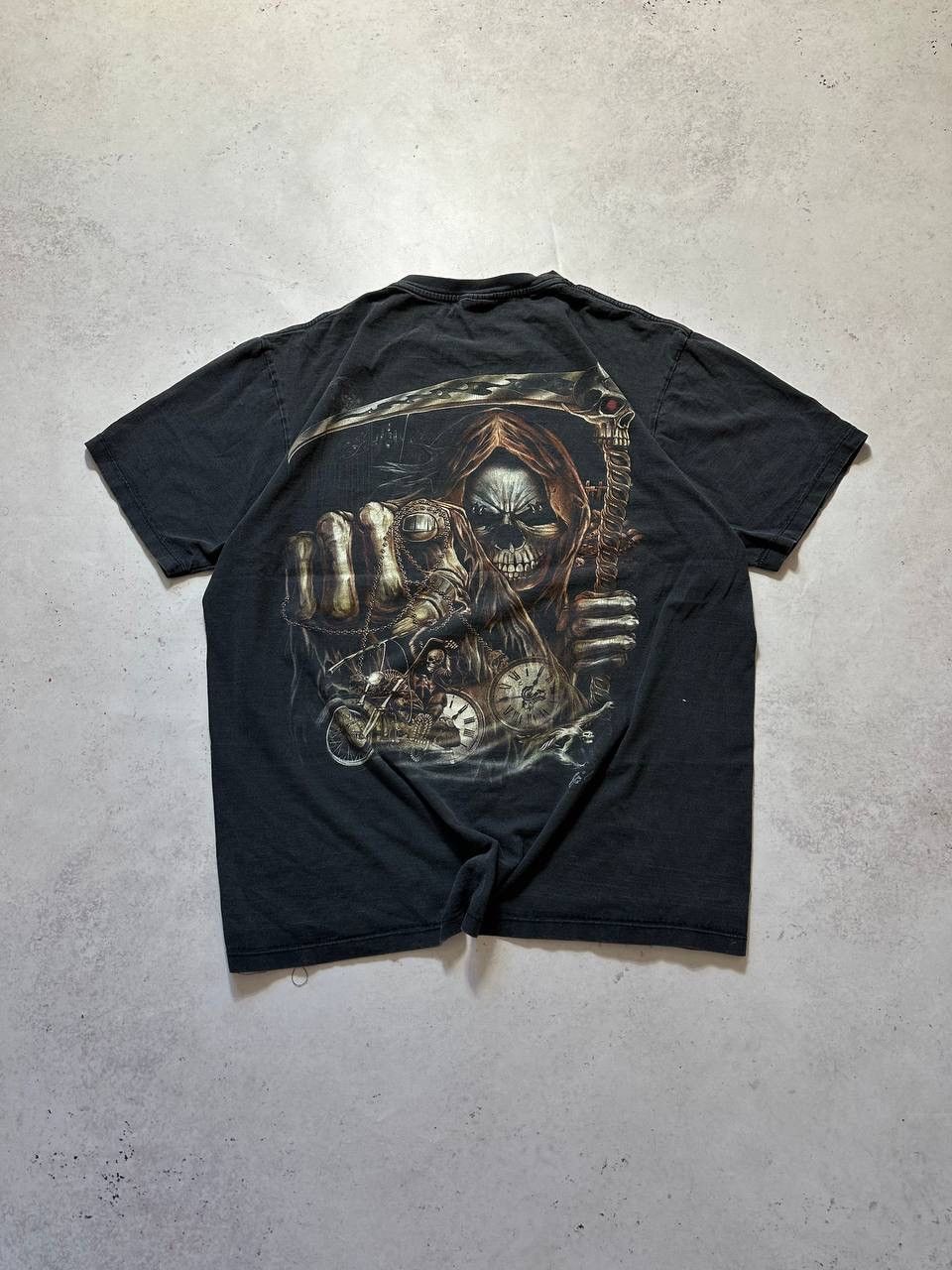 Number (N)ine Vintage Skeleton Biker Heavy Cotton Boxy T-shirt XL Size US XL / EU 56 / 4 - 7 Thumbnail