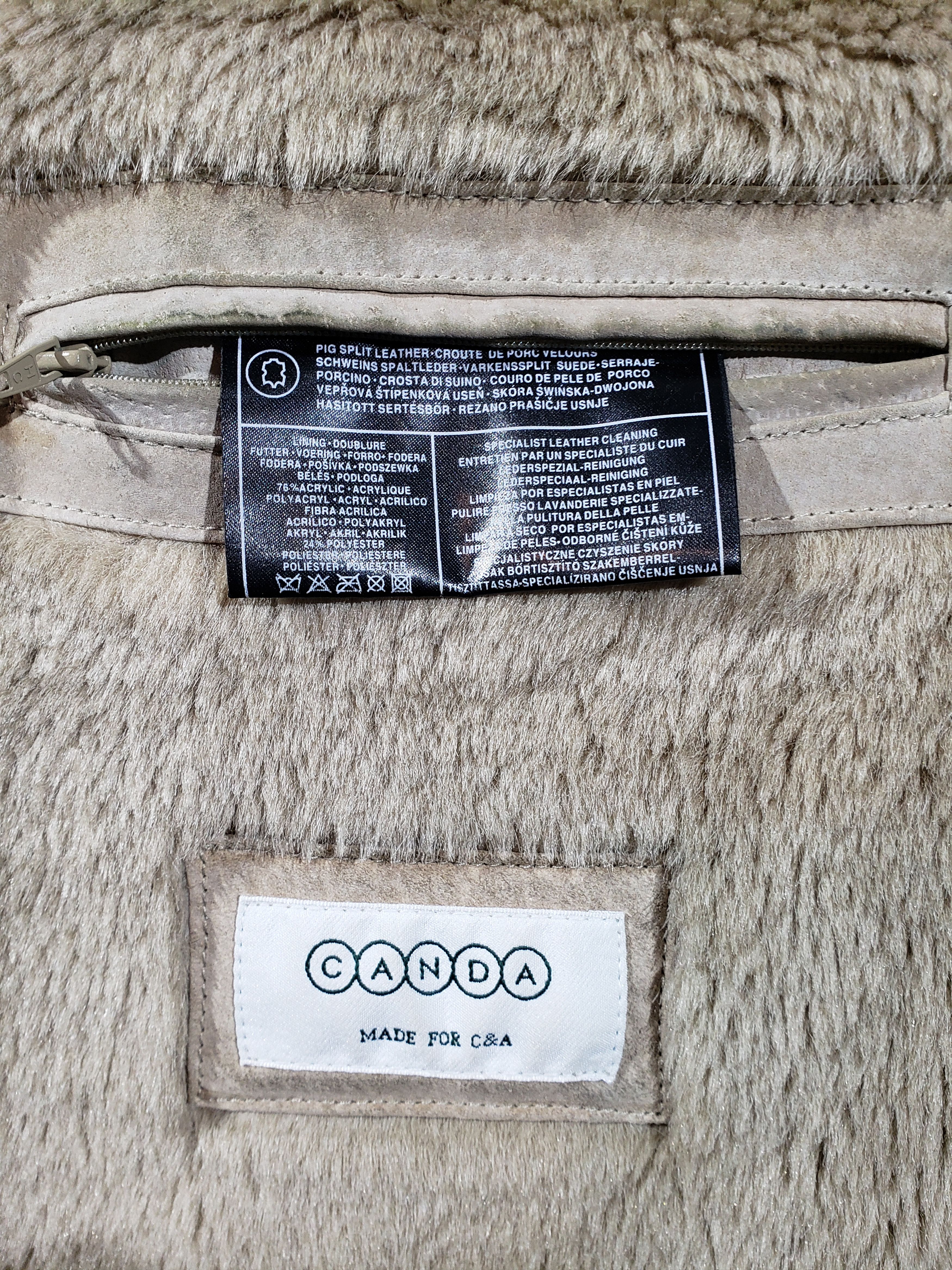 Other Suede reliable men's jacket with faux fur. Size US L / EU 52-54 / 3 - 10 Thumbnail