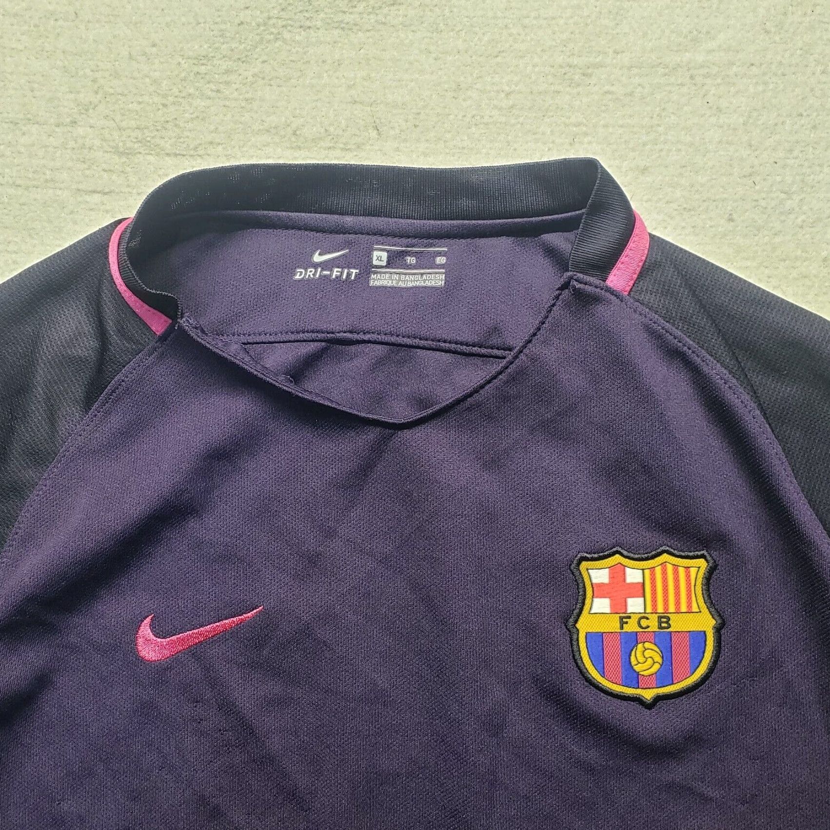 Nike Nike Dri-Fit LaLiga Beko Unicef Spanish Football League T-Shirt Adult Men XL Shirt Mens XL Black Size US XL / EU 56 / 4 - 2 Thumbnail