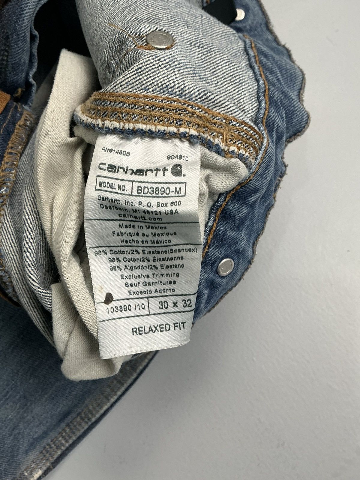 Carhartt Vintage carhartt double knee denim Size US 30 / EU 46 - 9 Thumbnail
