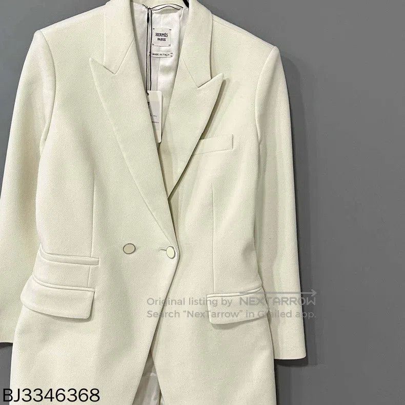 Hermes Hermes Beige equestrian series blazer Size XS / US 0-2 / IT 36-38 - 2 Thumbnail