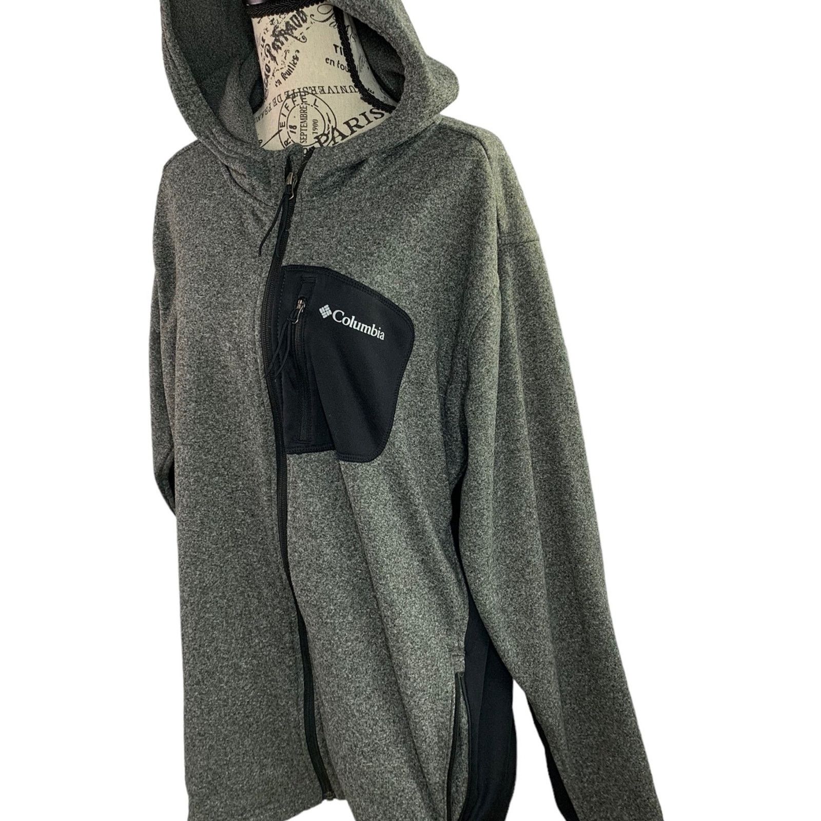 Columbia Columbia Men's Hoodie Zip Front Zip Pockets Polyester XL Size US XL / EU 56 / 4 - 6 Thumbnail
