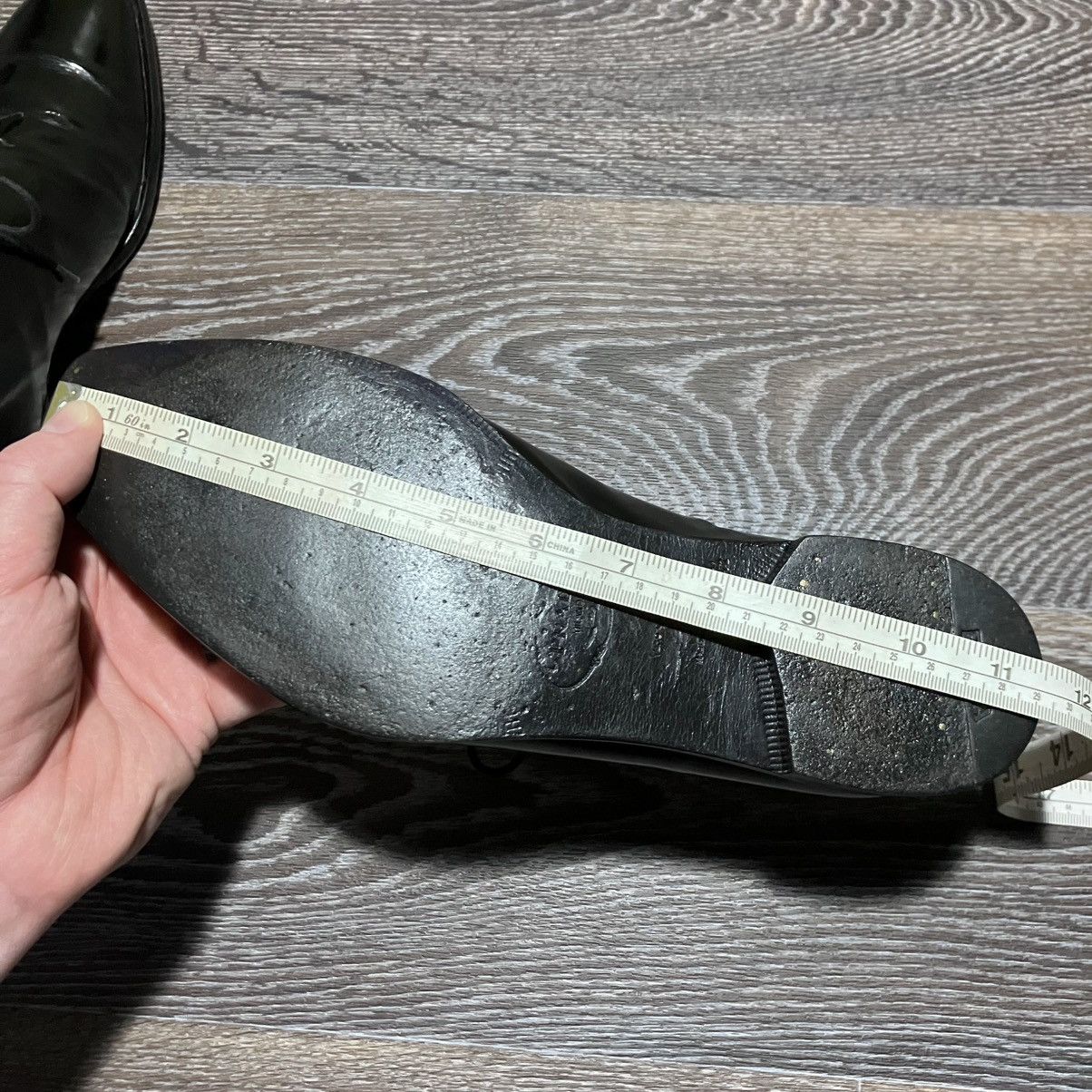 Prada Vintage PRADA Men’s Patent Leather Oxford Black Dress Shoes Size US 7.5 / EU 40-41 - 24 Thumbnail