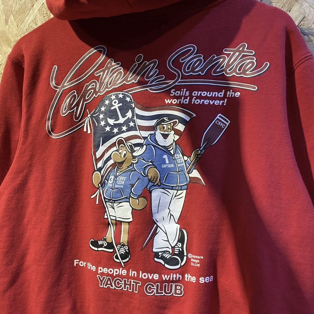 Japanese Brand Vintage Captain Santa Mora Sweden Zipper Sweatshirts Hoodie Size US L / EU 52-54 / 3 - 3 Thumbnail