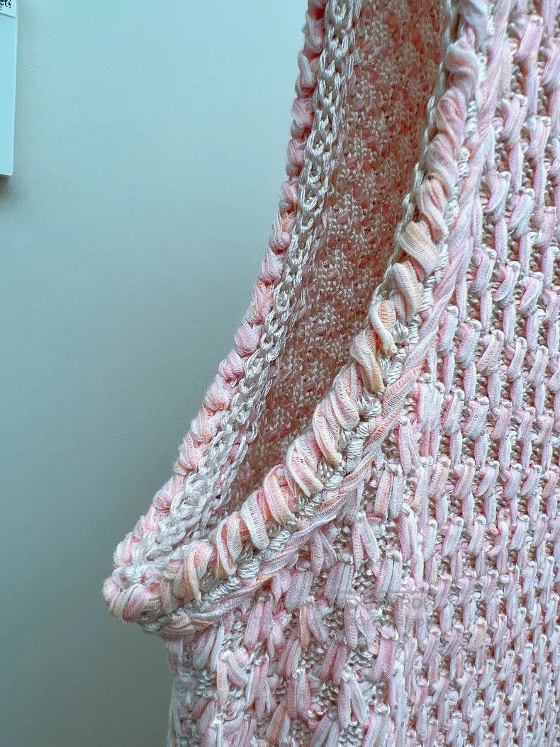 Chanel Chanel Data centre catwalk style pink braided dress Size XXS / US 00 / IT 34 - 4 Thumbnail