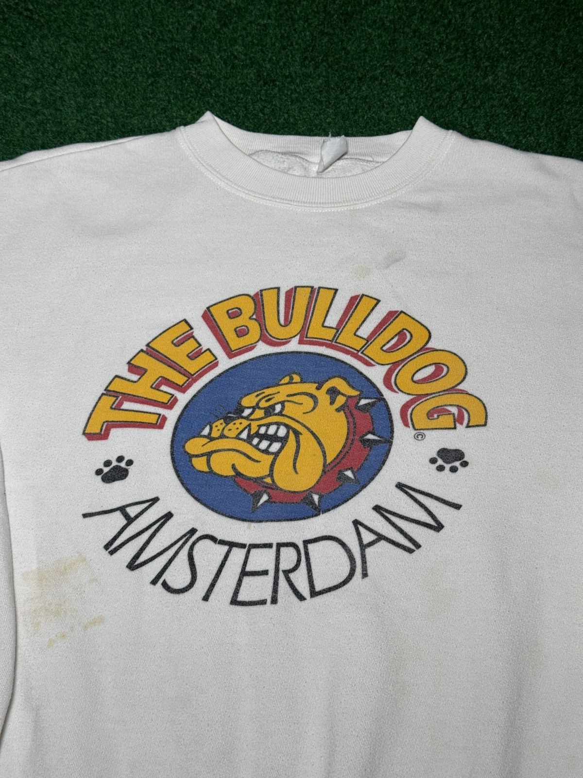Vintage The Bulldog Amsterdam 70s 80s Red Light Cannabis Sweatshirt Size US S / EU 44-46 / 1 - 2 Thumbnail