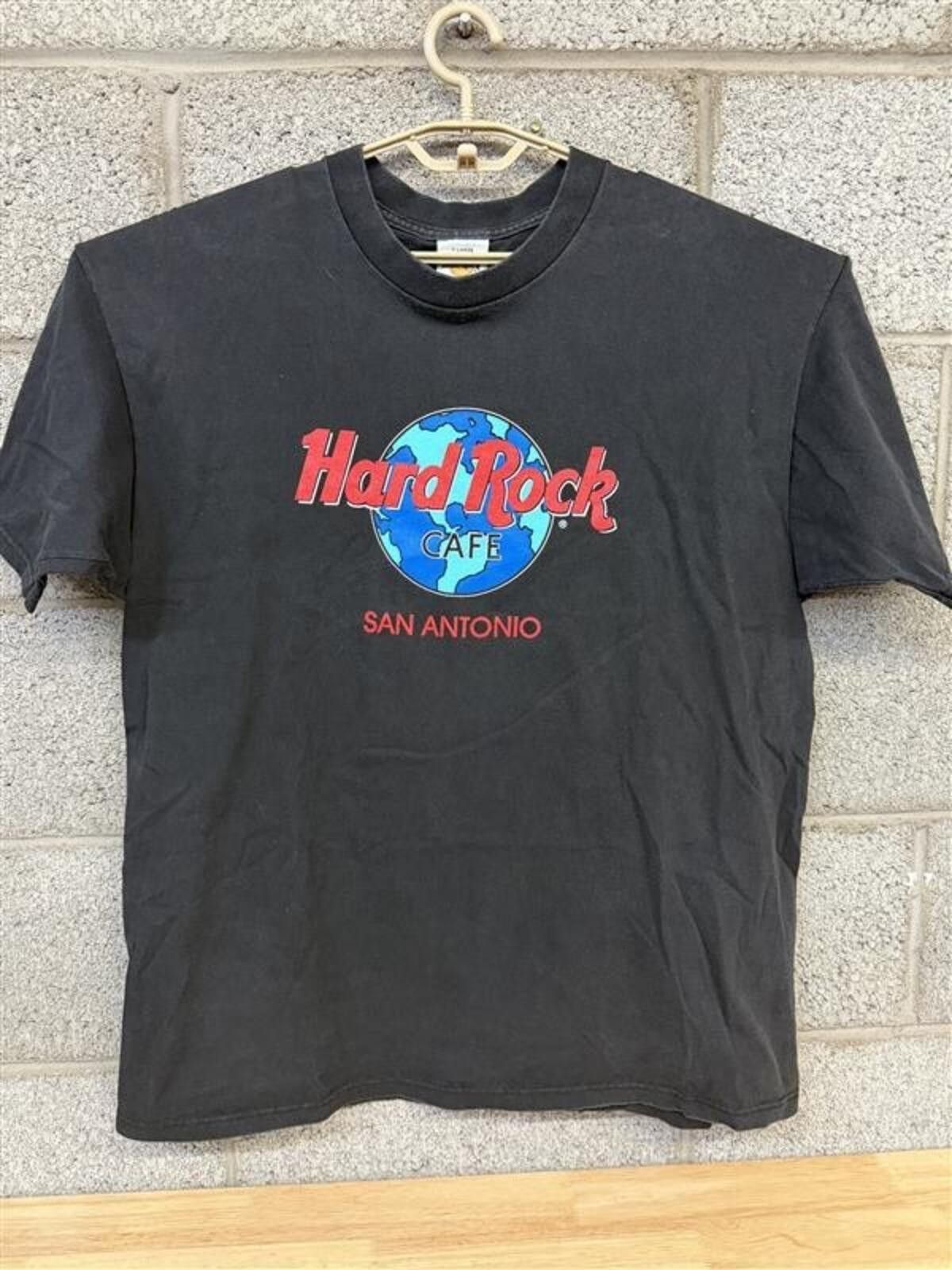 Hard Rock Cafe Vintage Hard Rock Cafe San Antonio T-Shirt XL 90s Black Tee Size US XL / EU 56 / 4 - 1 Thumbnail