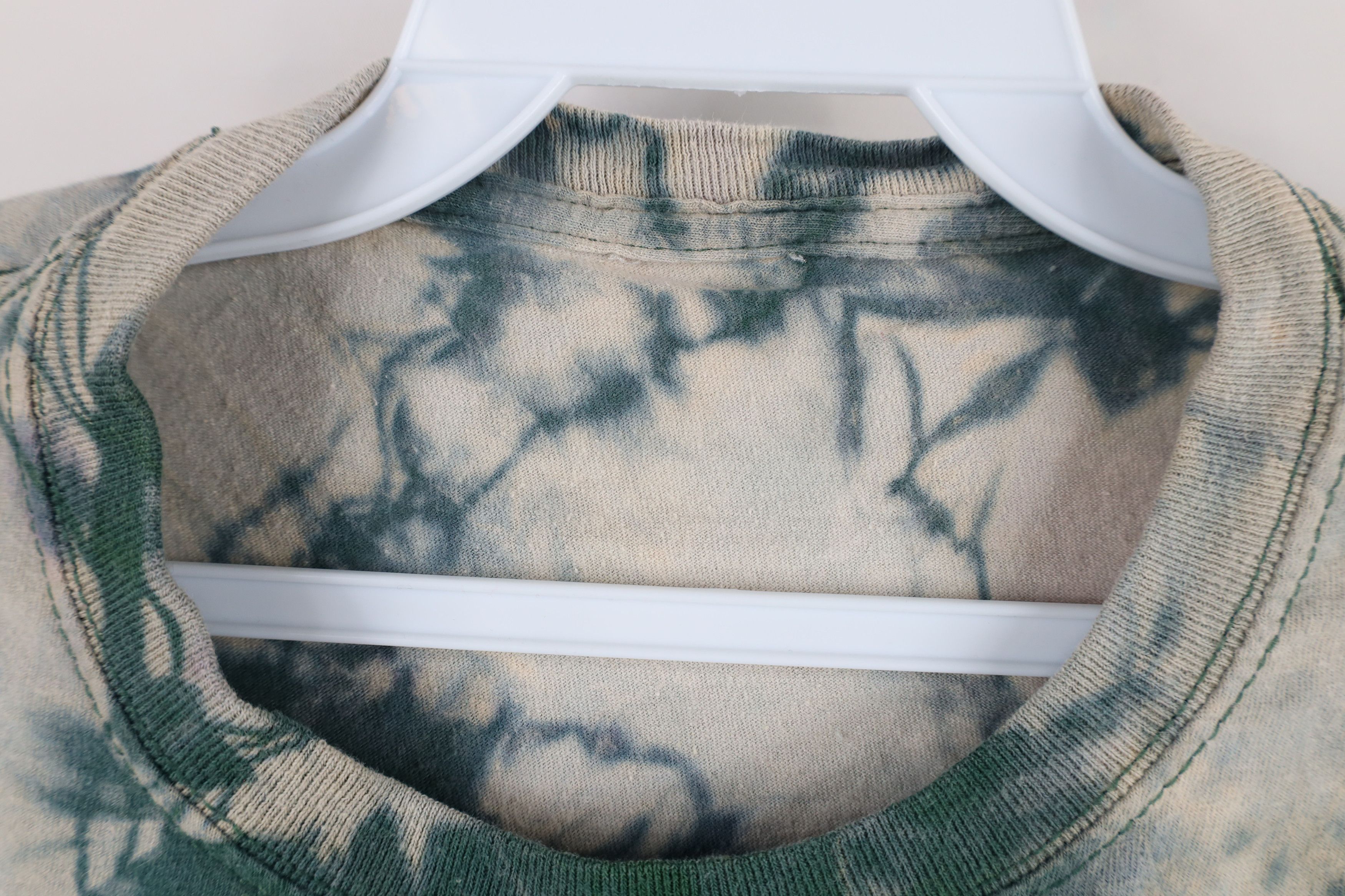 Vintage Vintage Acid Wash Michigan State University T-Shirt Green Size S / US 4 / IT 40 - 5 Thumbnail