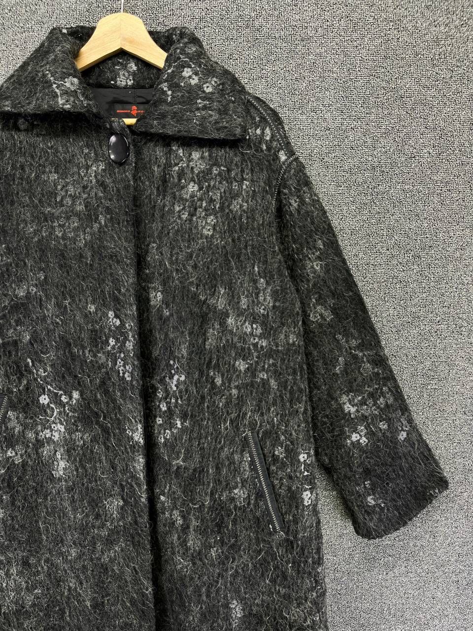 Hiroko Koshino Homme Vintage Hiroko Koshino Homme Rare Wool Long Jacket Size L / US 10 / IT 46 - 5 Thumbnail