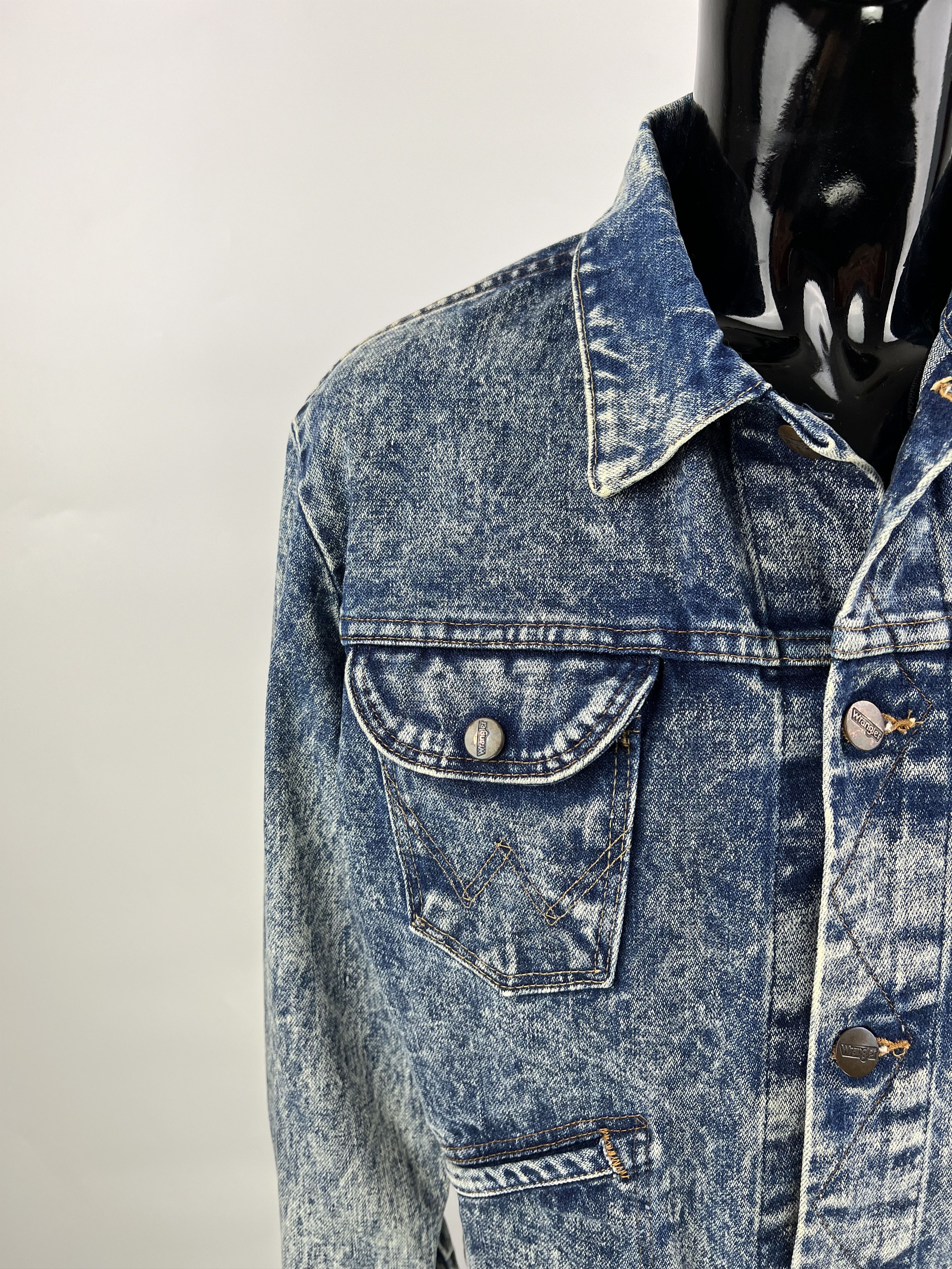 Vintage × Wrangler Wrangler Rare Vintage 70s Women's Blue Denim Jacket Size 38 Size M / US 6-8 / IT 42-44 - 4 Thumbnail