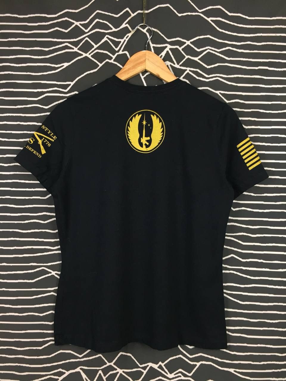 Vintage Grunt Style May The4th Be With You America's Patriotic Tee Size M / US 6-8 / IT 42-44 - 6 Thumbnail