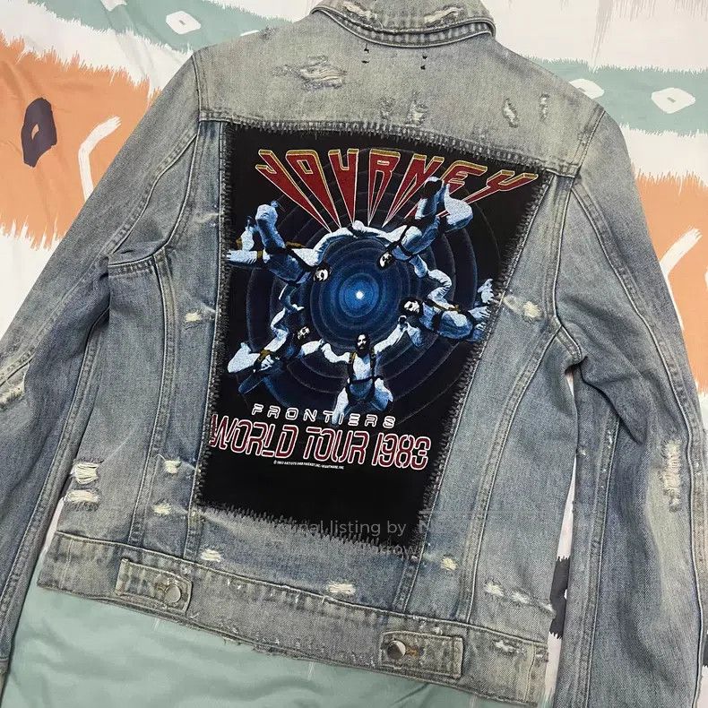 Amiri Amiri Back-kill denim jacket Size US XS / EU 42 / 0 - 6 Thumbnail
