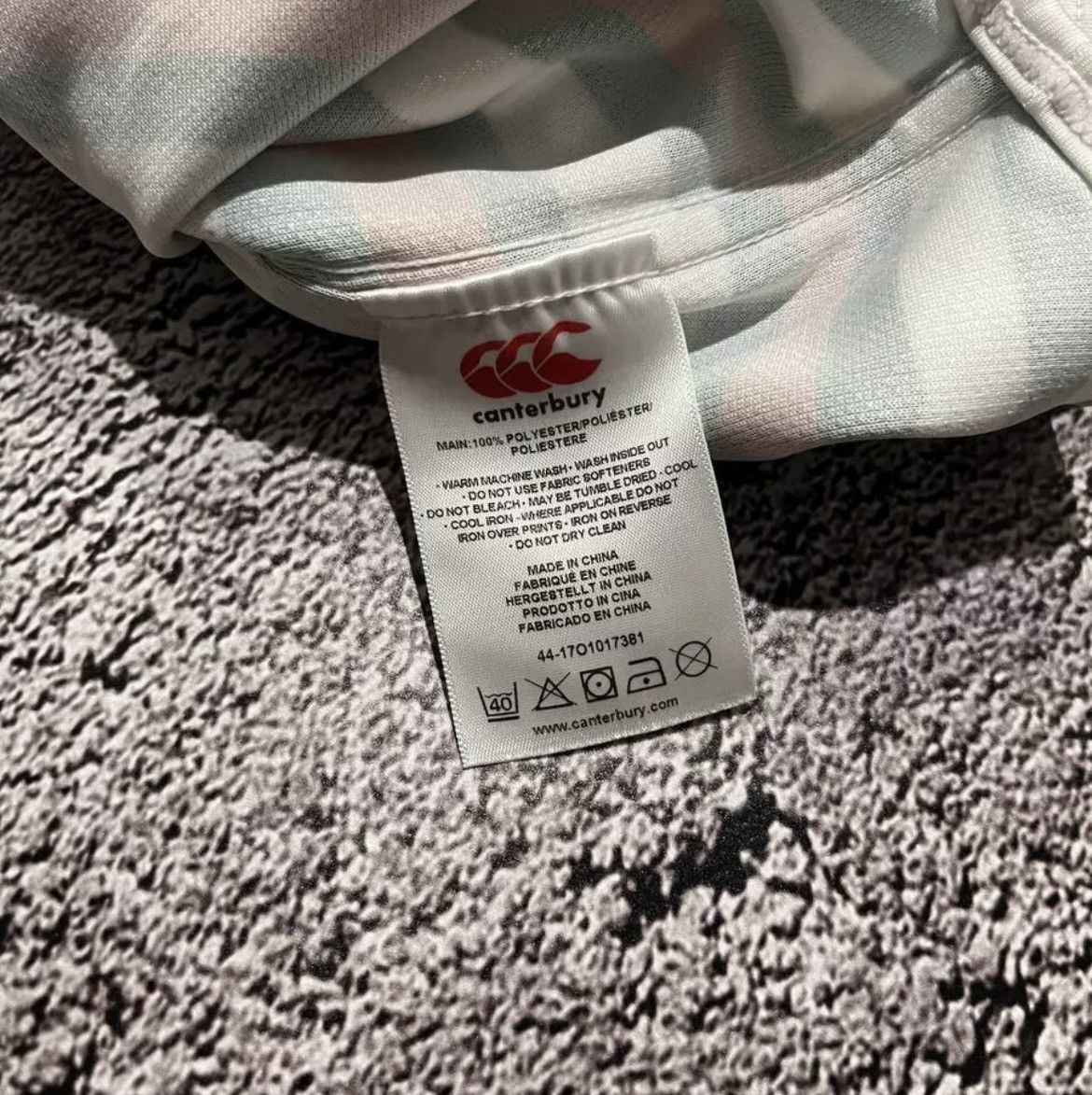 Canterbury of New Zealand Official Canterbury CAT Caterpillar Leicester Tigers Rugby Size US L / EU 52-54 / 3 - 9 Thumbnail