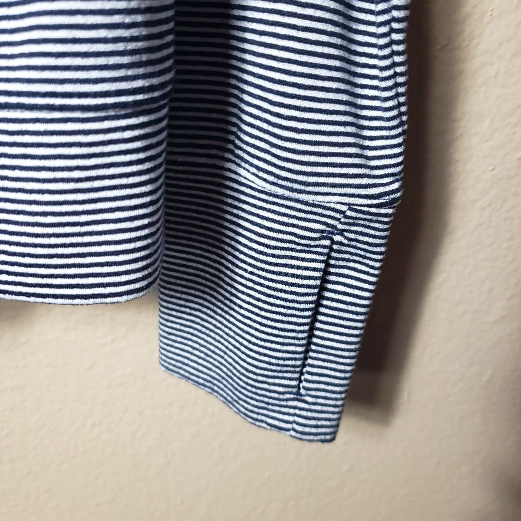 Athleta Athleta Hoodie Womens - Size S - Pullover - 1/2 Zip - Striped Blue/White - Activewear - 90s? (No, wrong) Size S / US 4 / IT 40 - 6 Thumbnail