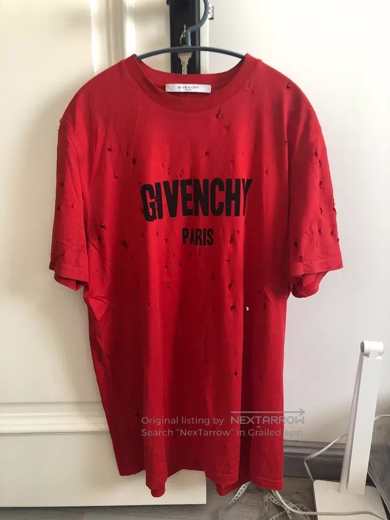 Givenchy Givenchy Ripped Short Sleeve T-Shirt Size US XS / EU 42 / 0 - 2 Thumbnail